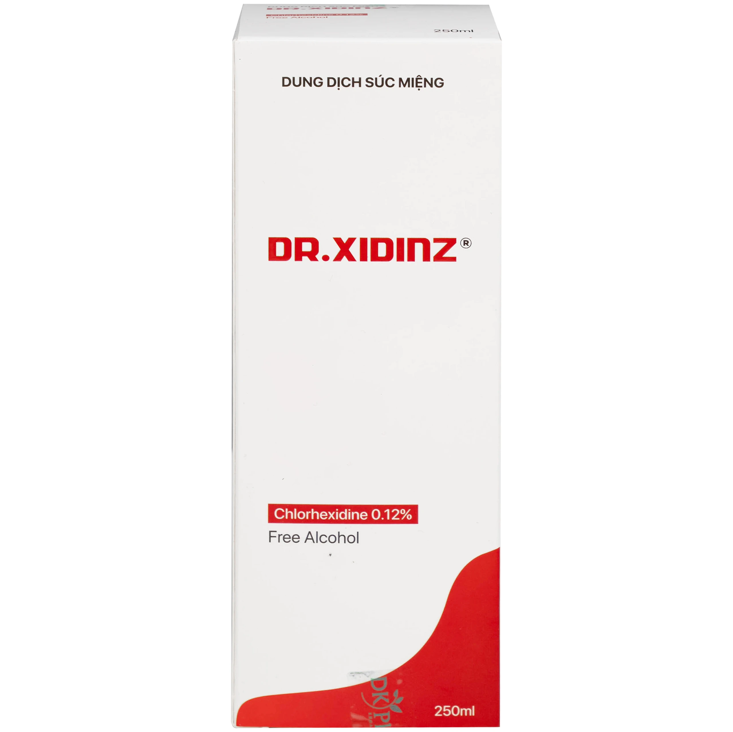 Nước súc miệng Dr.Xidinz chai 250ml hỗ trợ giảm viêm họng, viêm lợi
