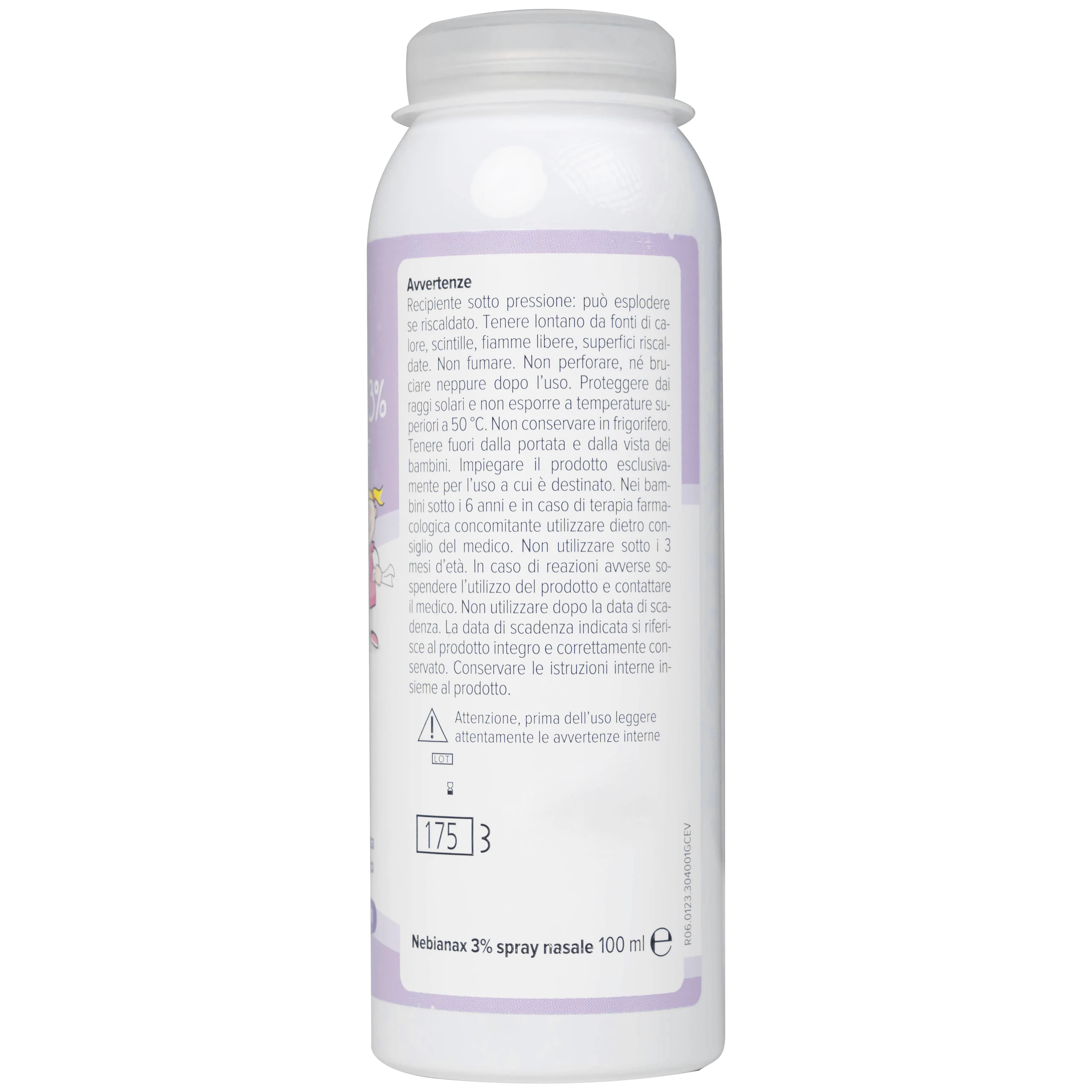 Xịt mũi Buona Nebianax 3% 100ml giúp làm sạch đường mũi, kháng khuẩn, giảm viêm