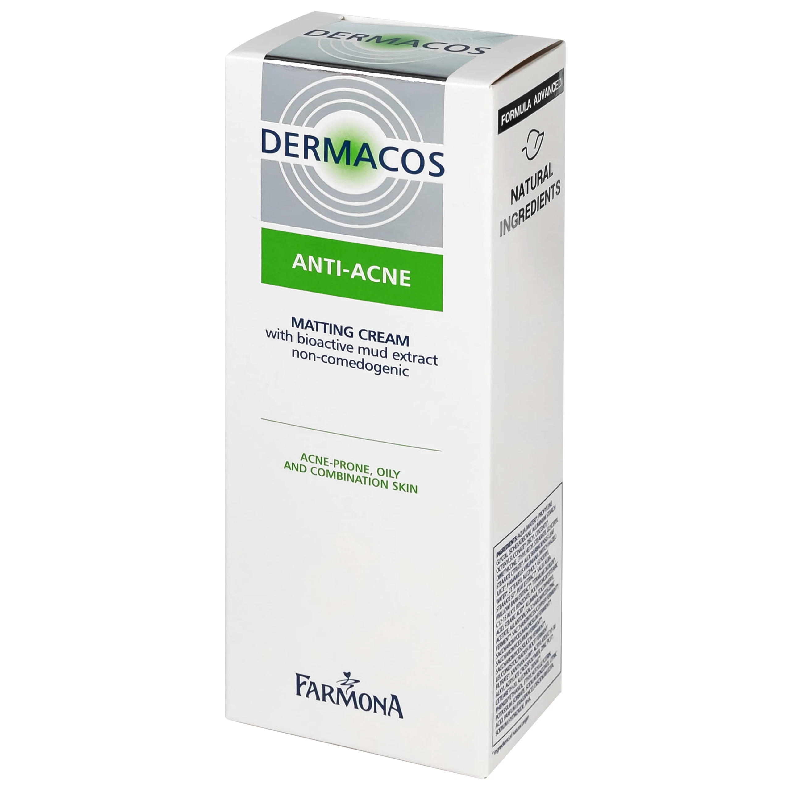 Kem bôi ngừa mụn Dermacos Anti Acne Matting Cream 50ml