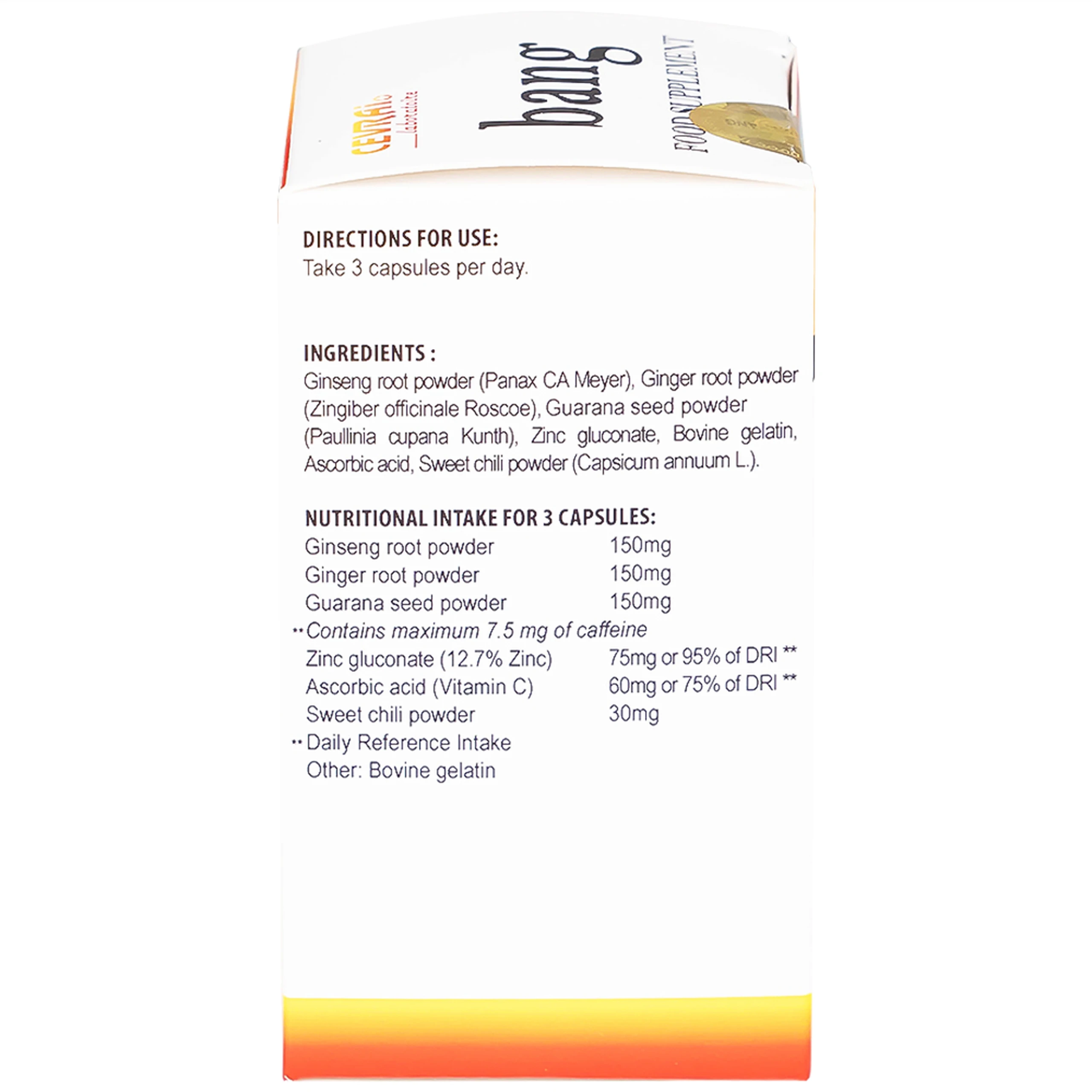 Viên nam lực cải thiện chức năng sinh lý cho người trưởng thành Bang Cevrai (60 viên)