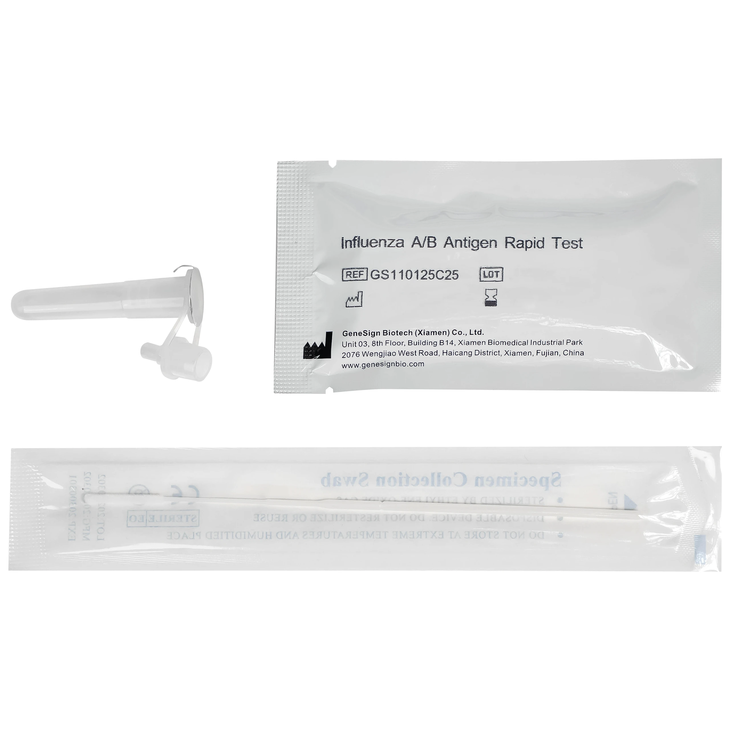 Kit test cúm A/B Genesign (25 kít)