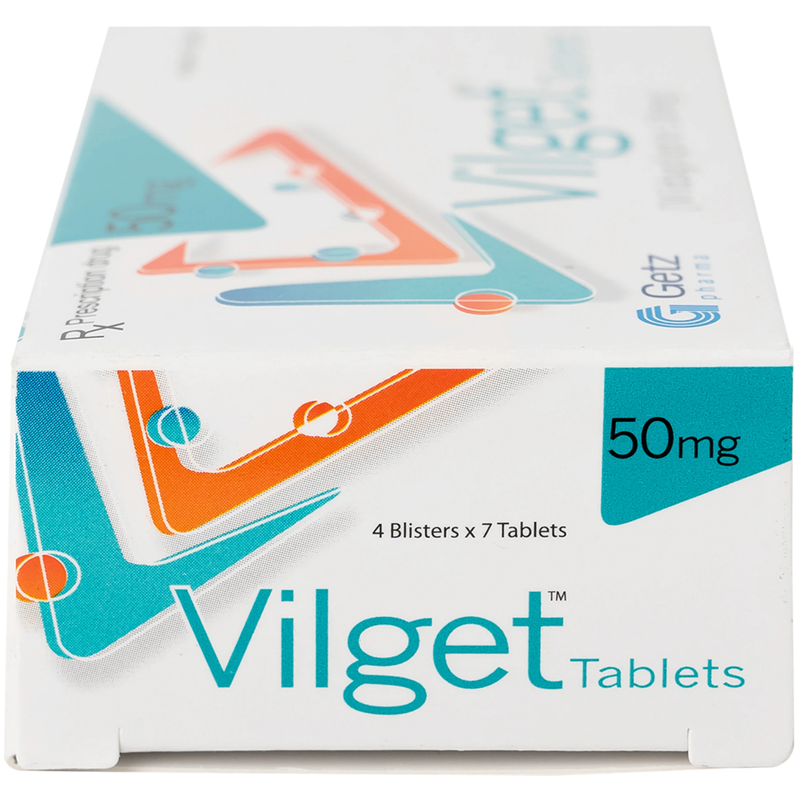 Thuốc Vilget Tablets 50mg Getz điều trị bệnh đái tháo đường típ 2 (4 vỉ x 7 viên)