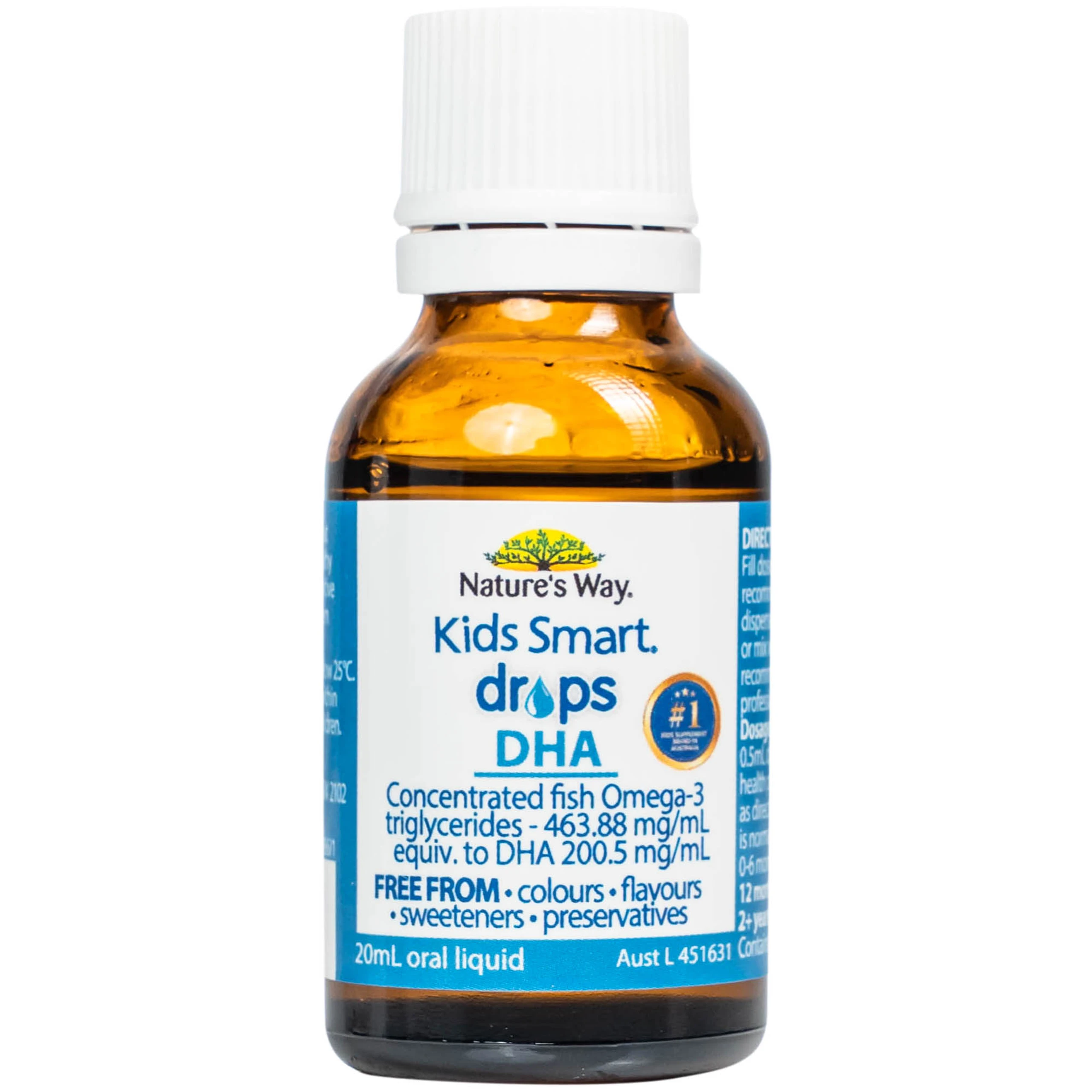 Siro bổ não Kids Smart Drops DHA Nature's Way (20ml)