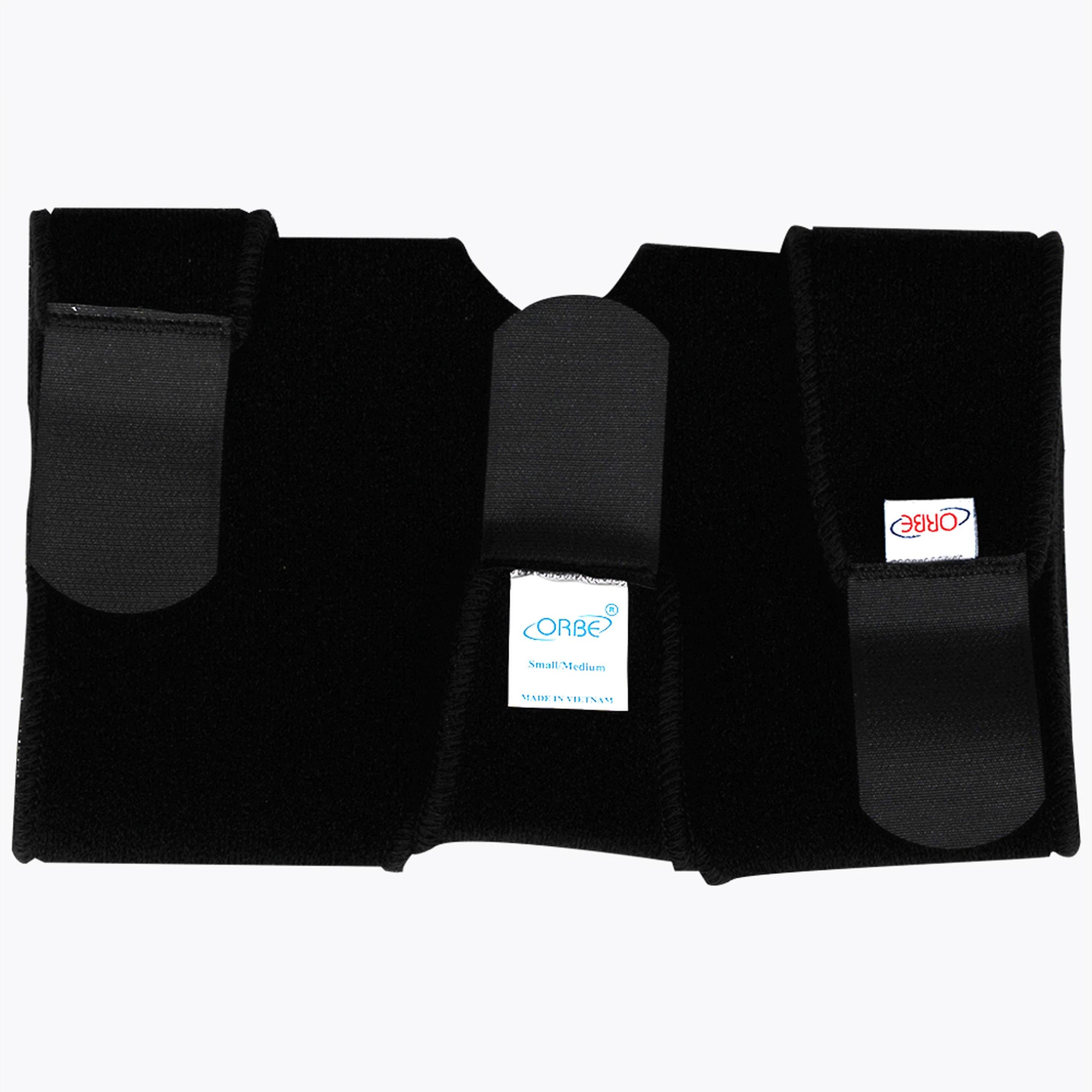 Băng thun gối Orbe h1 màu đen size s/m hỗ trợ vận động khi chơi thể thao