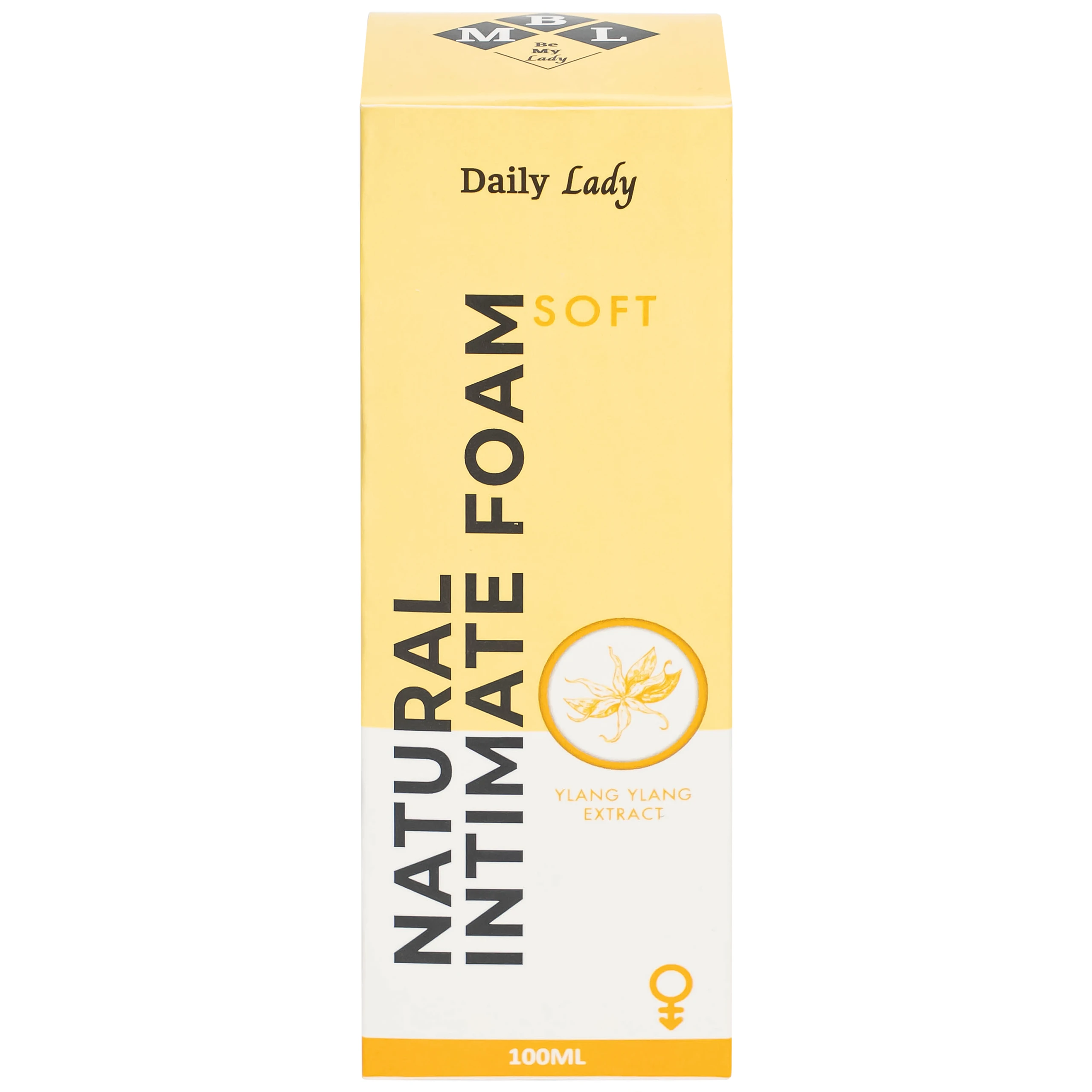 Dung dịch vệ sinh phụ nữ dạng bọt Daily Lady Soft giúp làm sạch, dưỡng ẩm, mềm mịn (100ml)