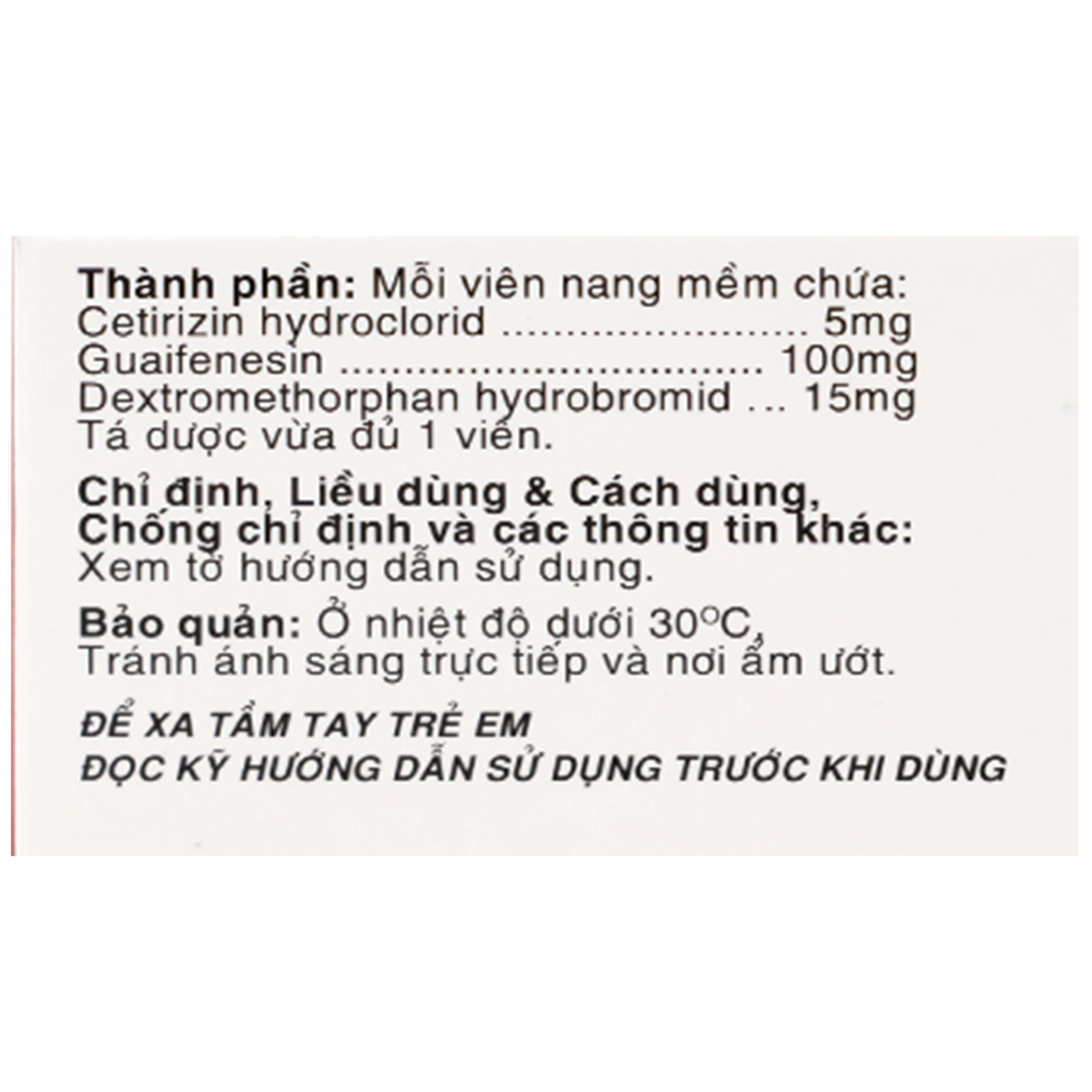 Thuốc SOSCough Ampharco điều trị ho khan, ho do kích ứng (3 vỉ x 10 viên)
