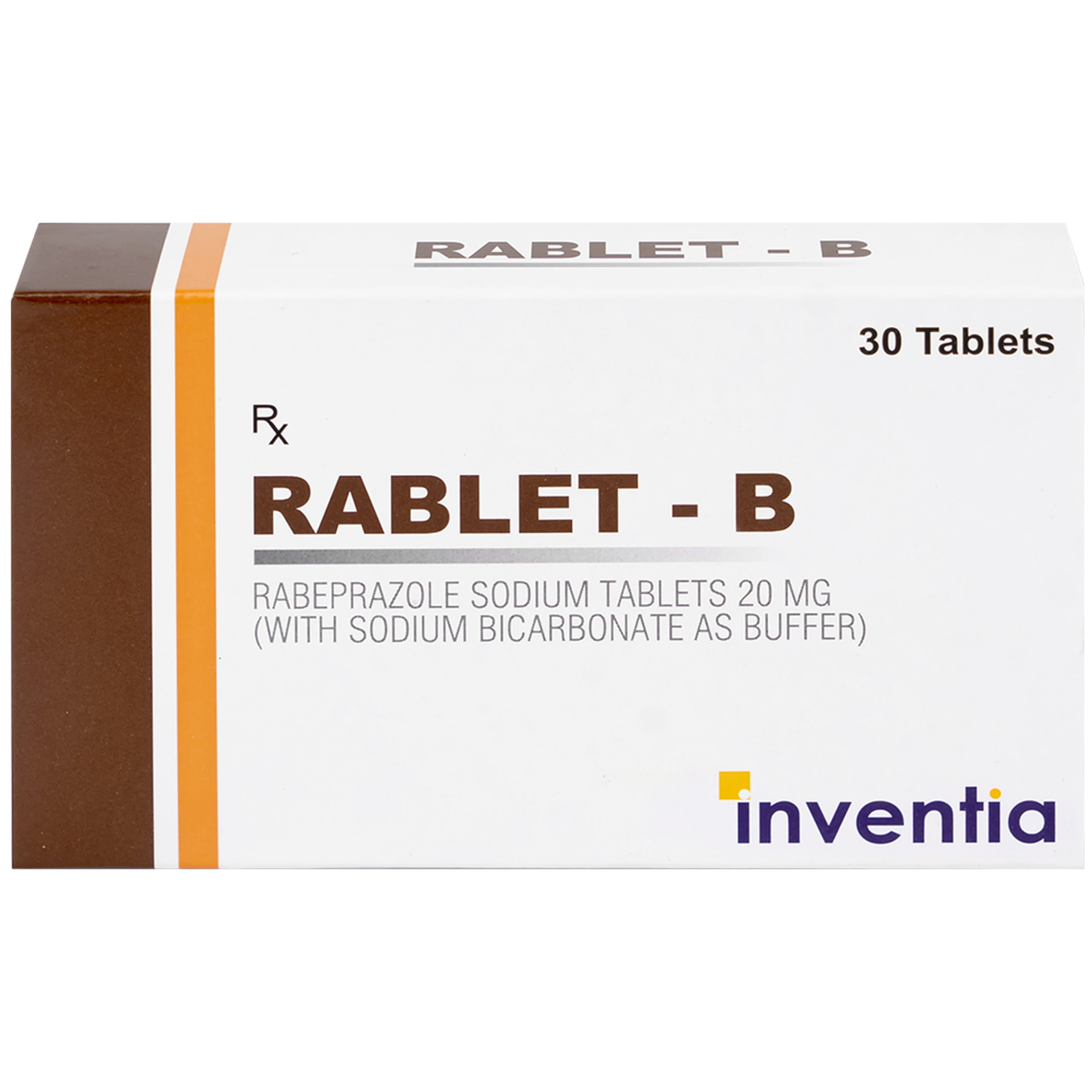 Thuốc Rablet-B Inventia điều trị loét do hội chứng trào ngược dạ dày, thực quản (3 vỉ x 10 viên)