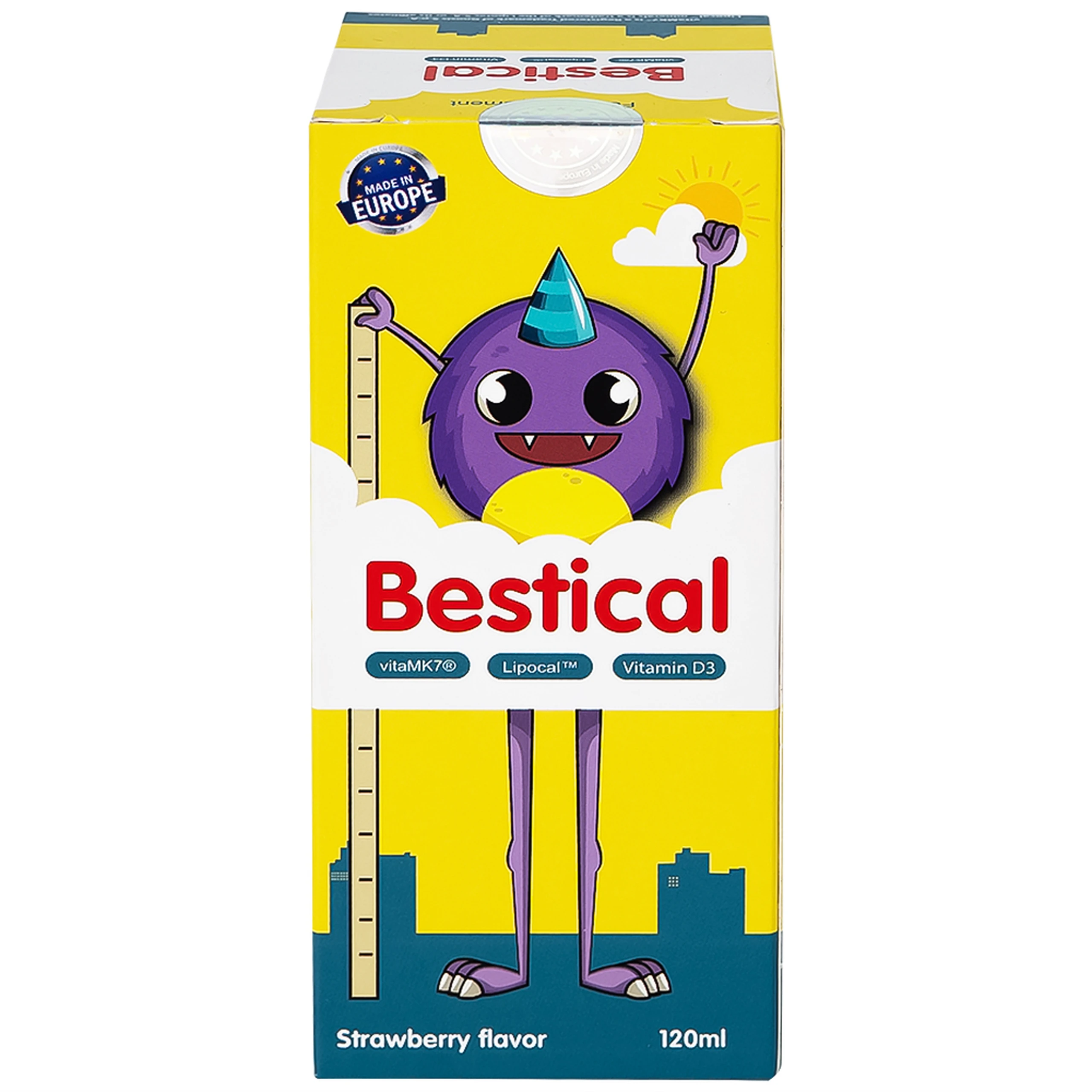 Siro giúp hỗ trợ xương và răng chắc khỏe Bestical Ergopharma (120ml)