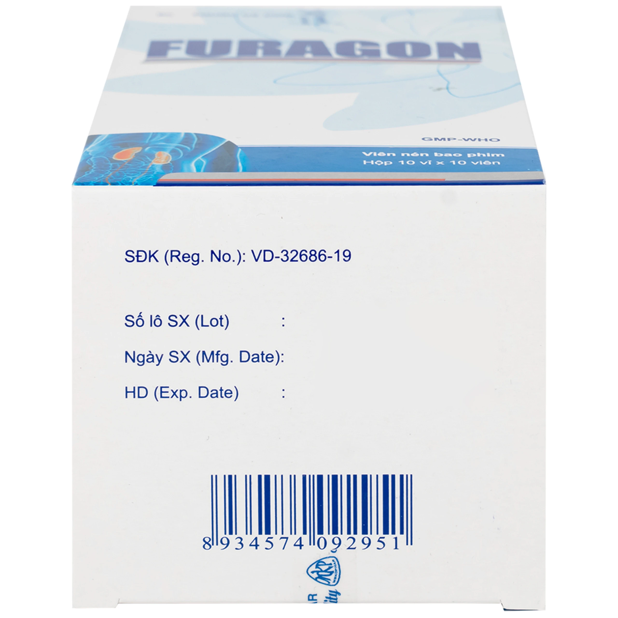 Thuốc Furagon Mekophar phòng và điều trị suy thận mạn (10 vỉ x 10 viên)