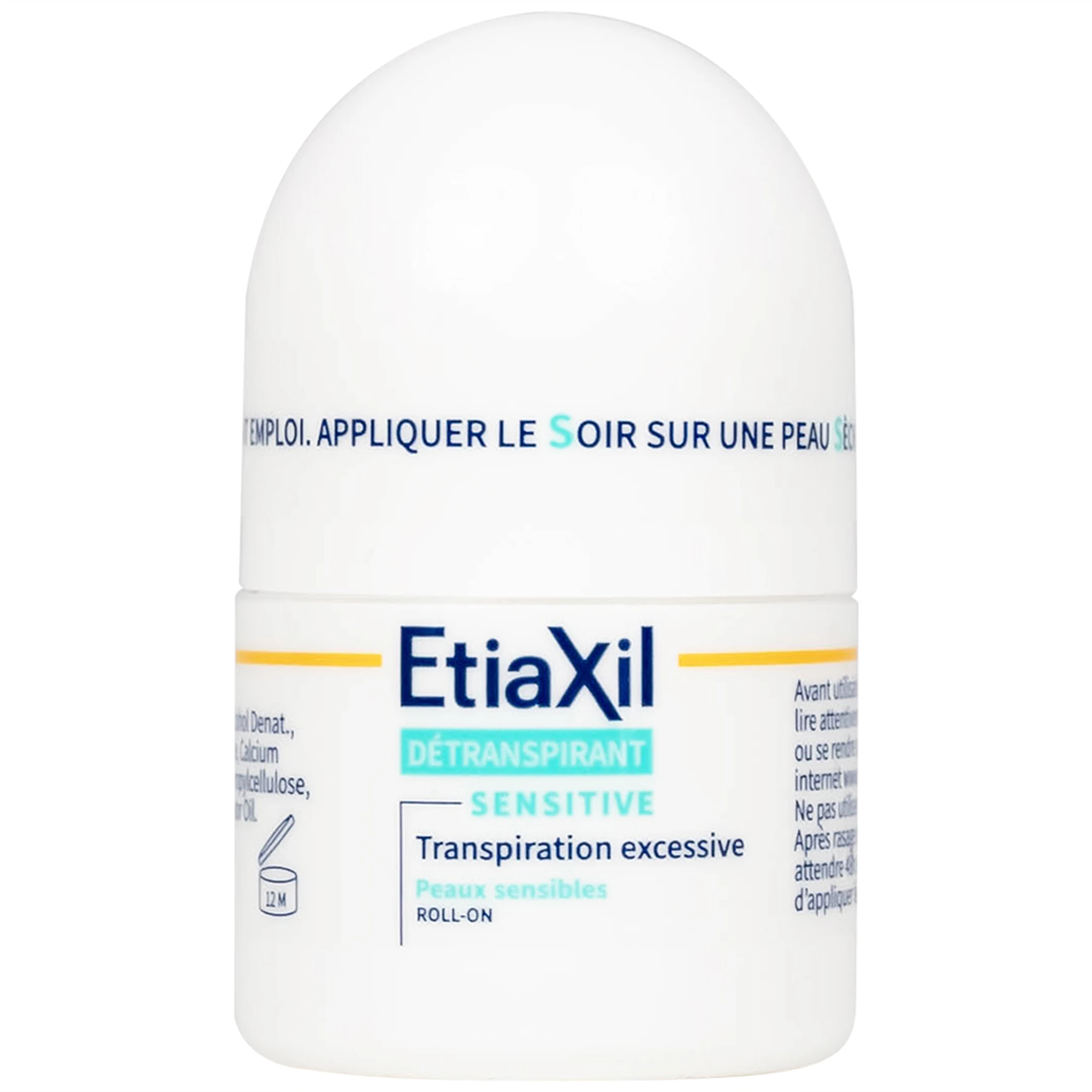 Lăn khử mùi cơ thể Etiaxil Detranspirant Aisselles Peaux Sensibles dành cho da nhạy cảm (15ml)
