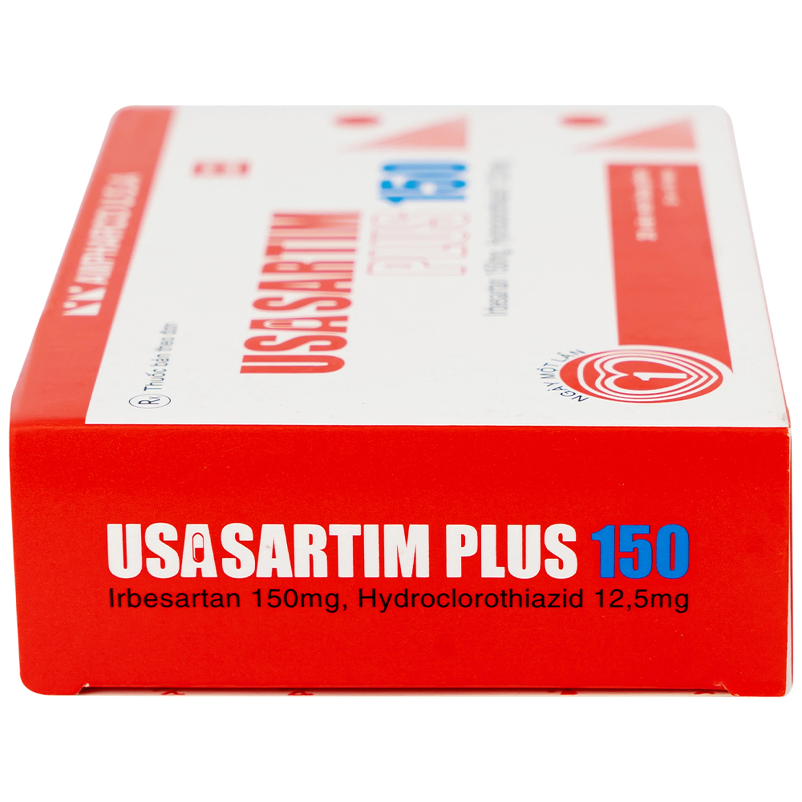 Thuốc Usasartim Plus 150 Ampharco điều trị tăng huyết áp (3 vỉ x 10 viên)