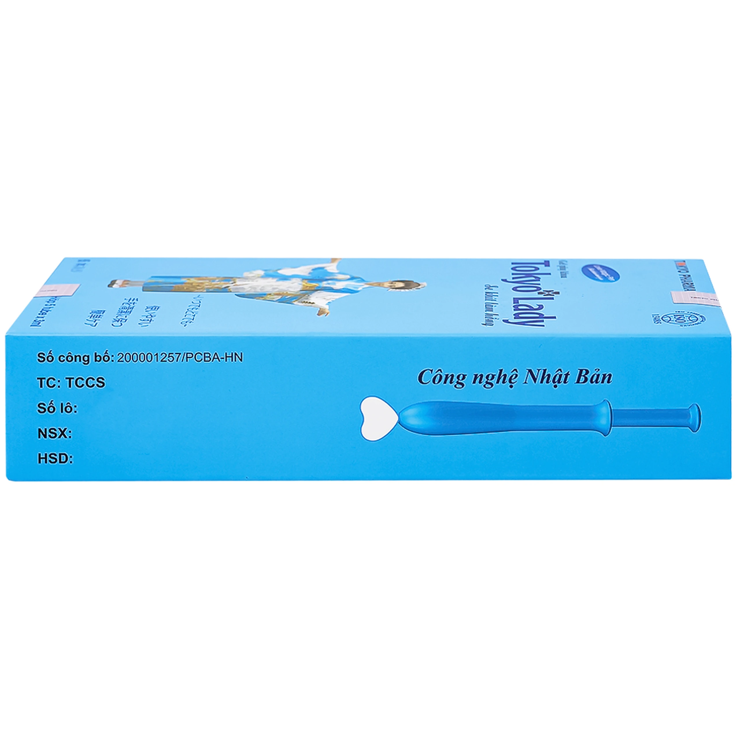 Gel phụ khoa Tokyo Lady (5 tuýp x 3ml) hỗ trợ điều trị viêm ngứa, huyết trắng, se khít làm hồng âm đạo 