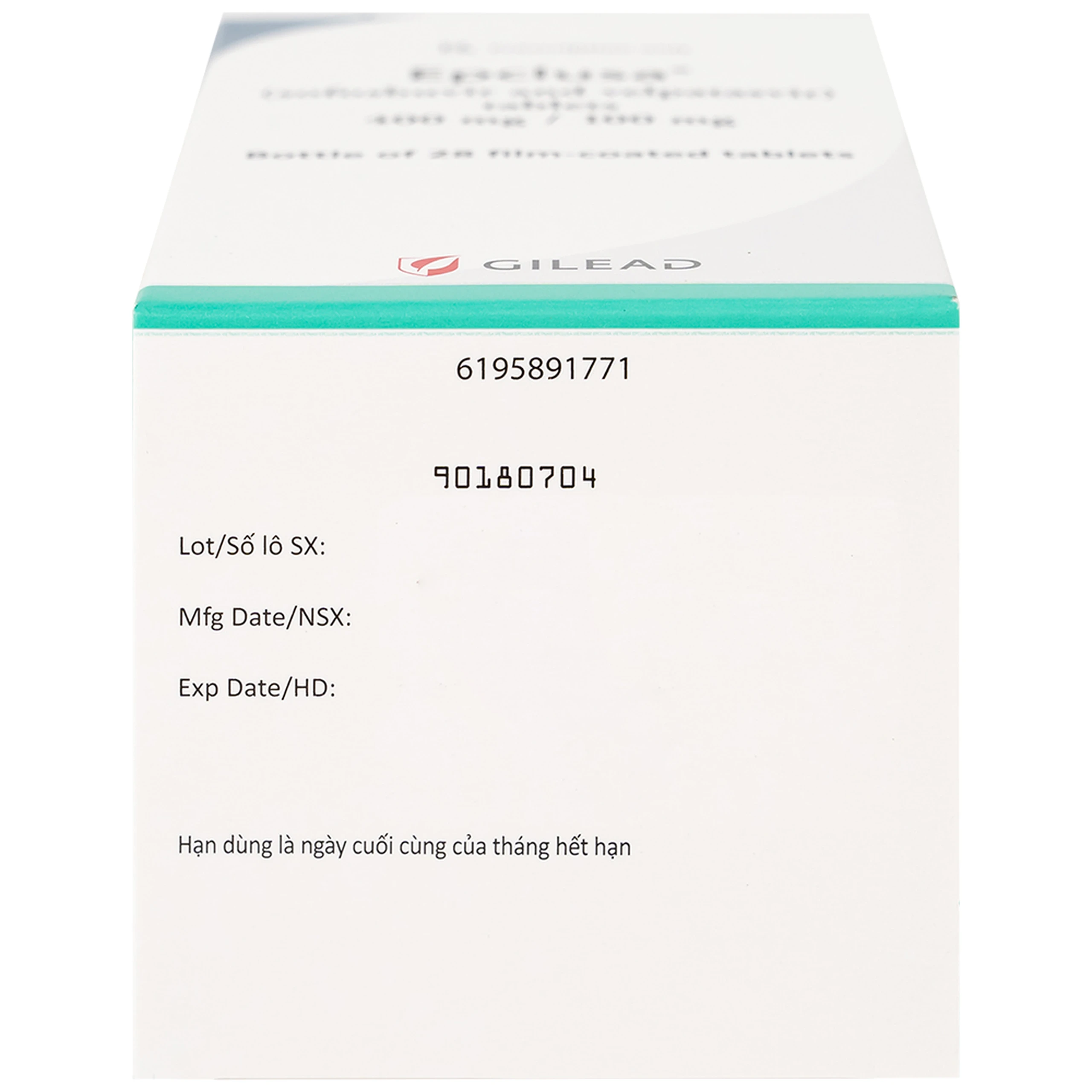 Thuốc Epclusa 400mg/100mg Gilead điều trị viêm gan C mãn tính (28 viên)