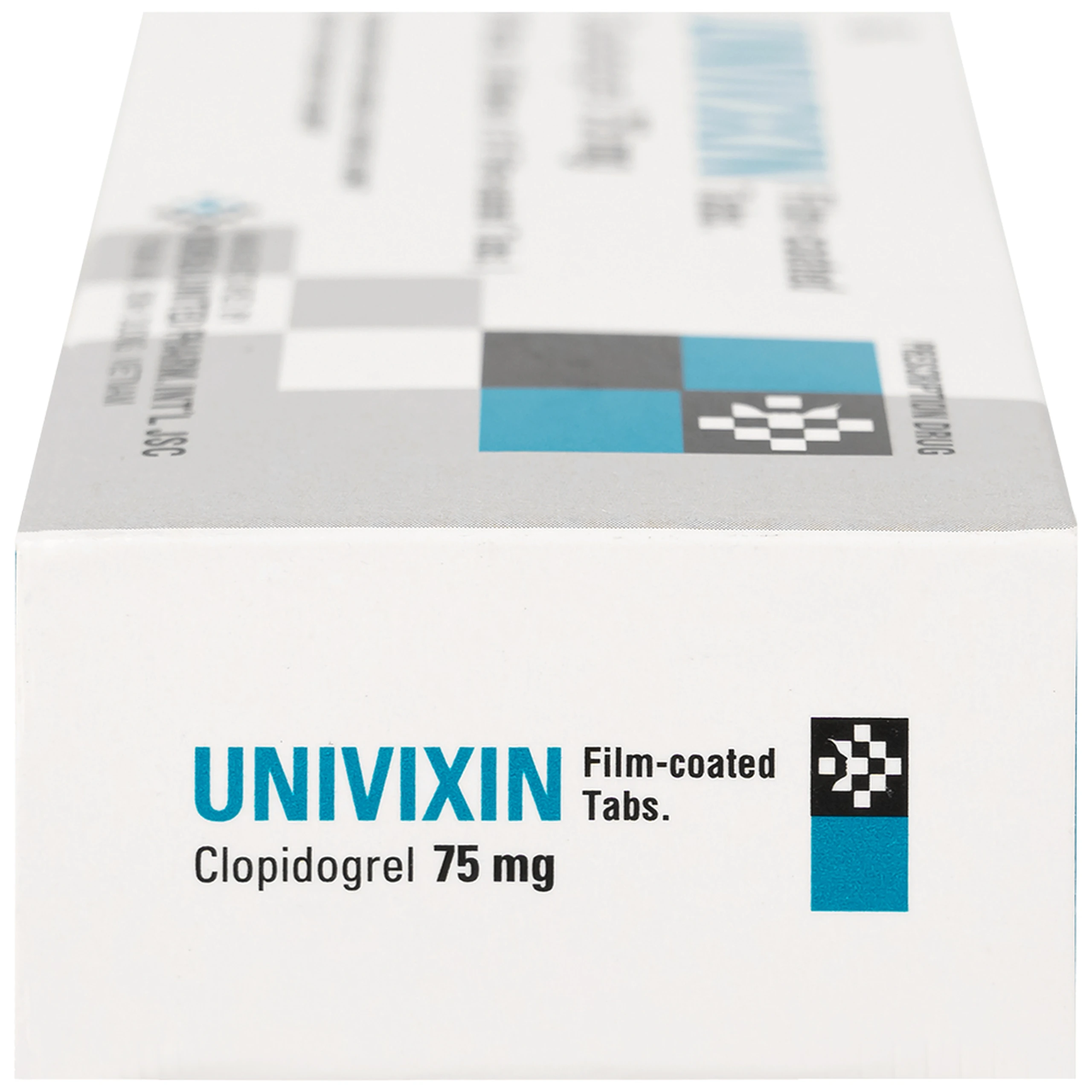 Thuốc Univixin Clopidogrel 75mg Korea United giảm các biến cố do xơ vữa động mạch (3 vỉ x 10 viên)