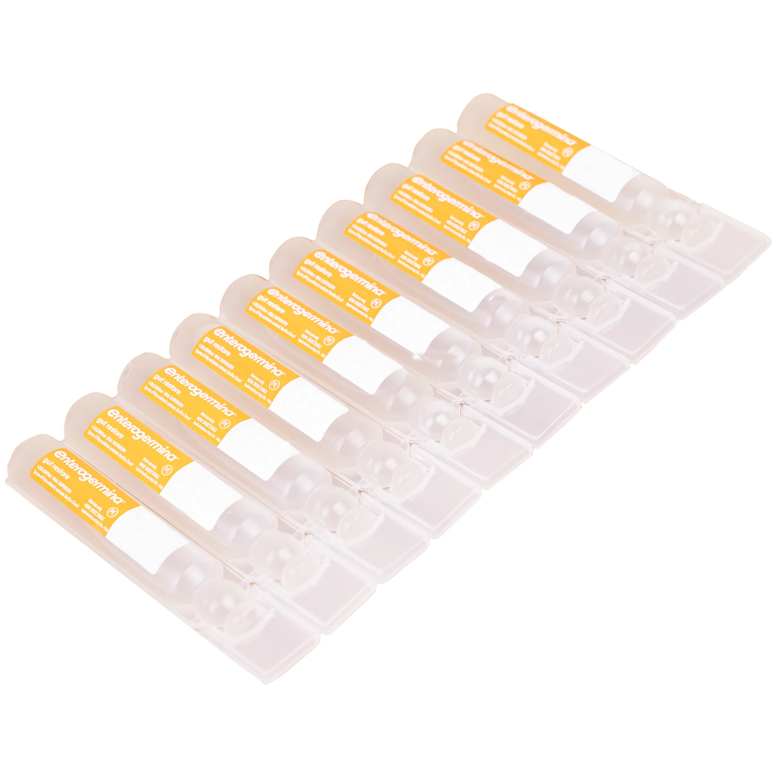 Hỗn dịch uống men vi sinh Enterogermina 4 tỷ/5ml trị rối loạn tiêu hóa cấp và mạn tính (2 vỉ x 10 ống)