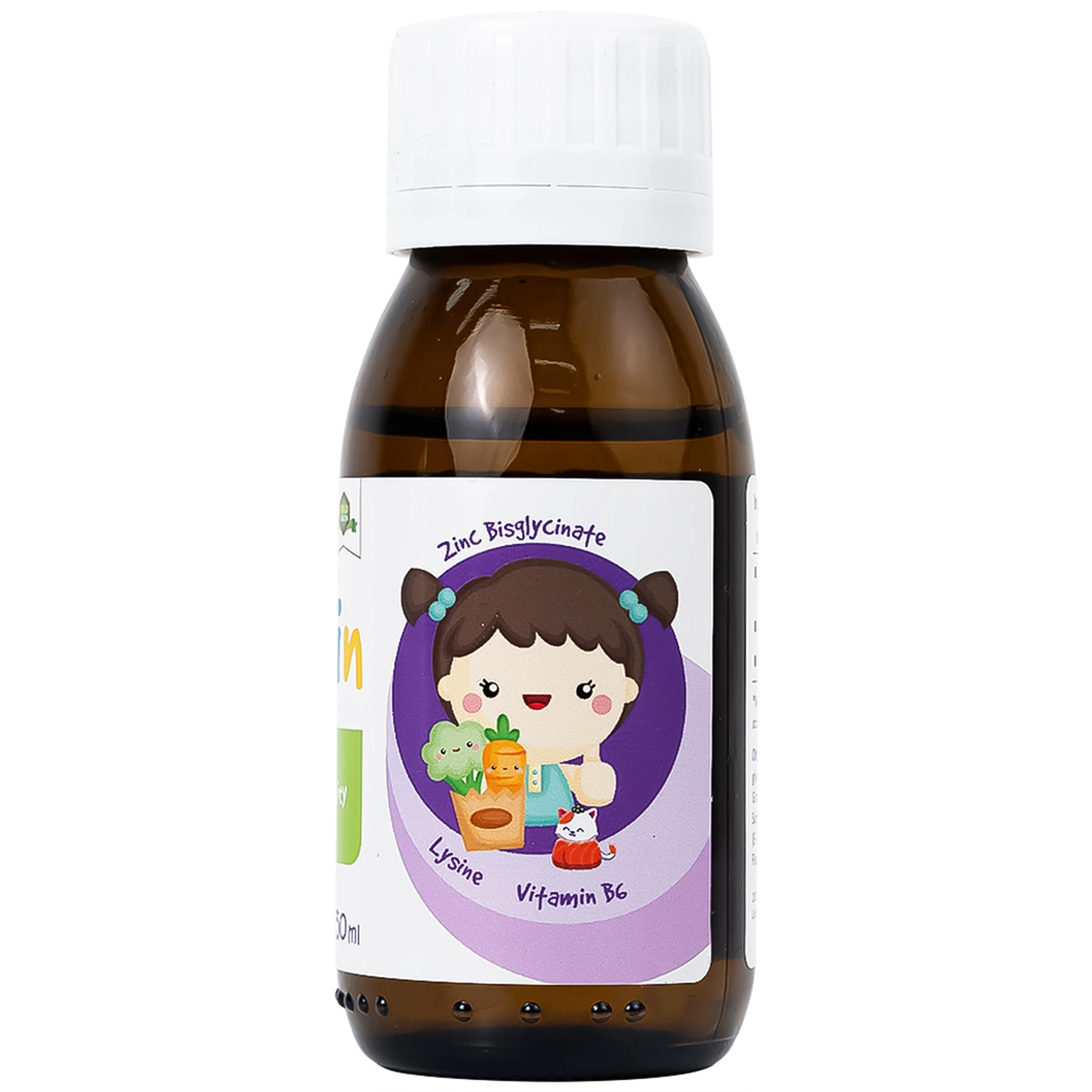 Siro bổ sung kẽm, lysine và vitamin B6 cho trẻ Biolizin (50ml)