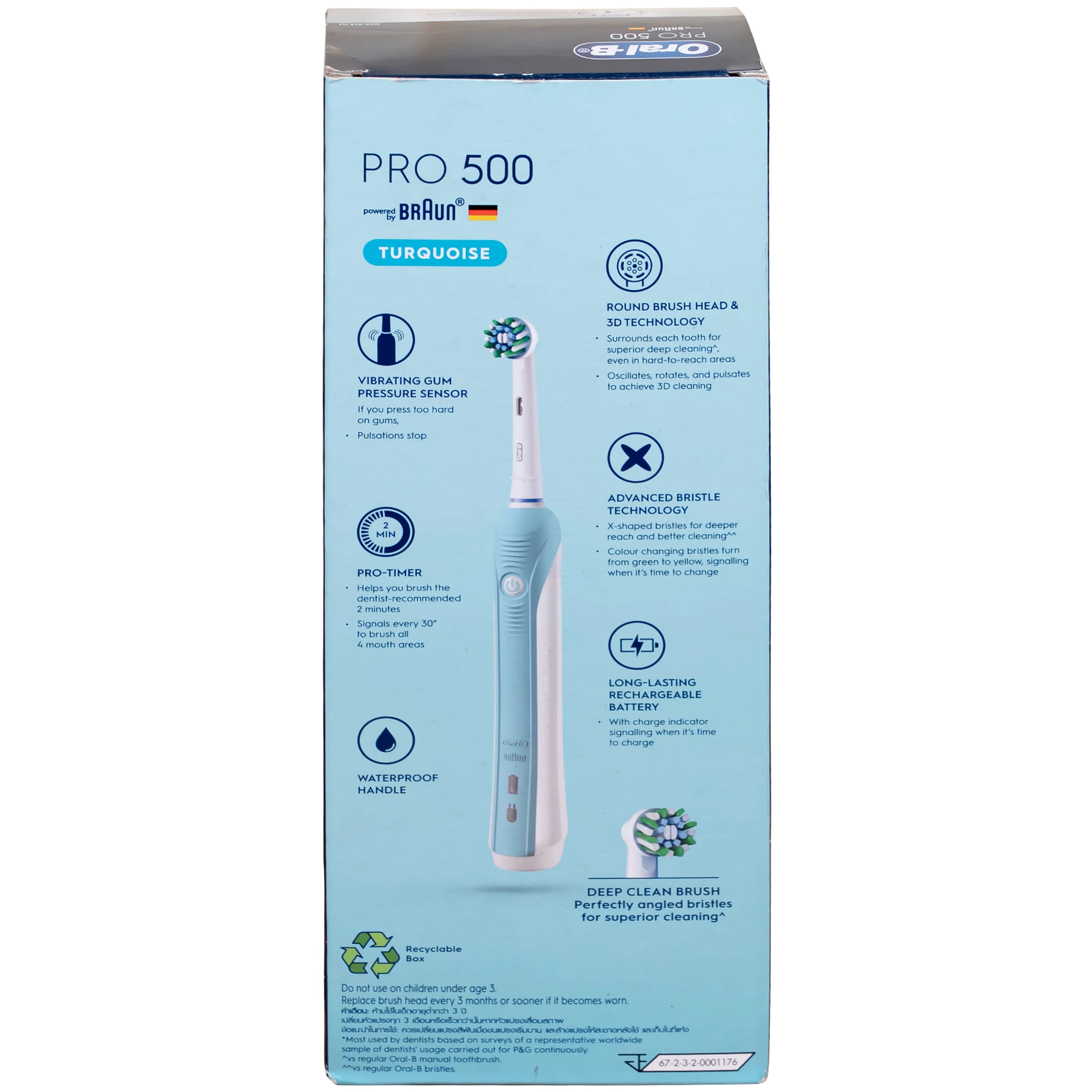 Bàn chải đánh răng điện Oral-B Pro 500