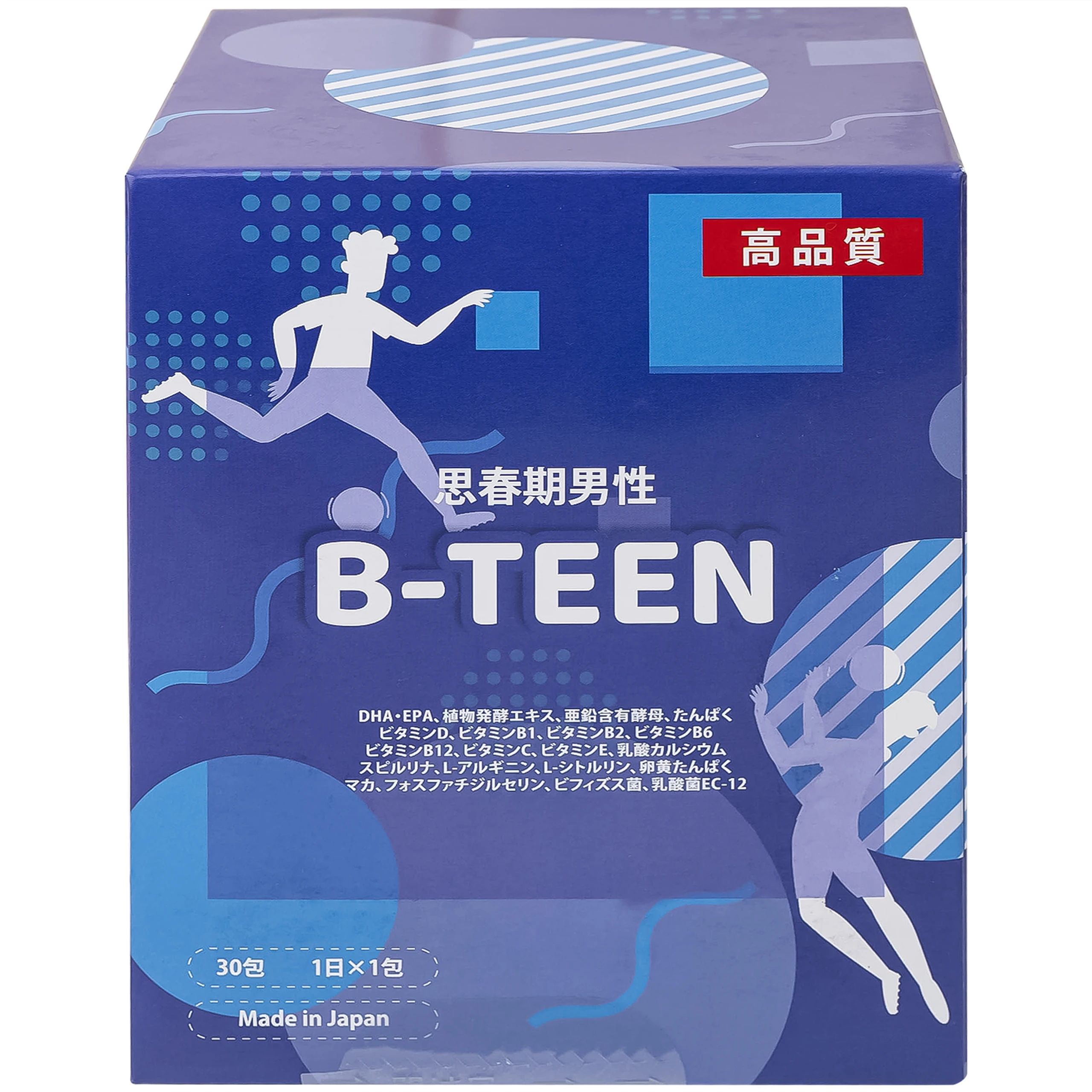 Siro bổ sung vitamin và khoáng chất cho bé trai trong giai đoạn tăng trưởng B-TEEN Kenko (30 gói x 15g)