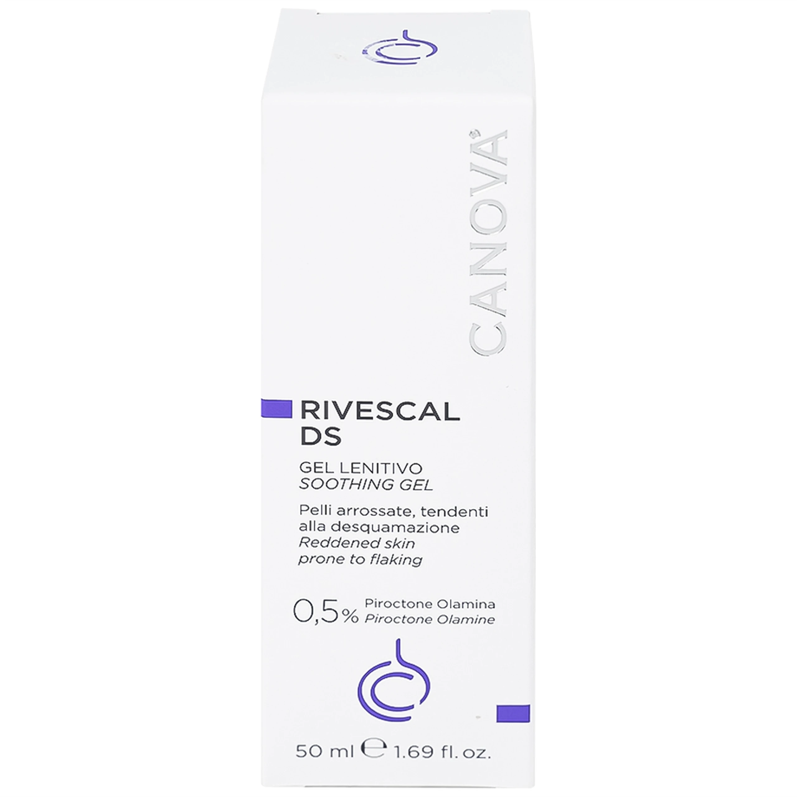 Gel bôi dịu da, ngăn ngừa tiết nhờn Canova Rivescal Ds Soothing Gel Siflarma 50ml