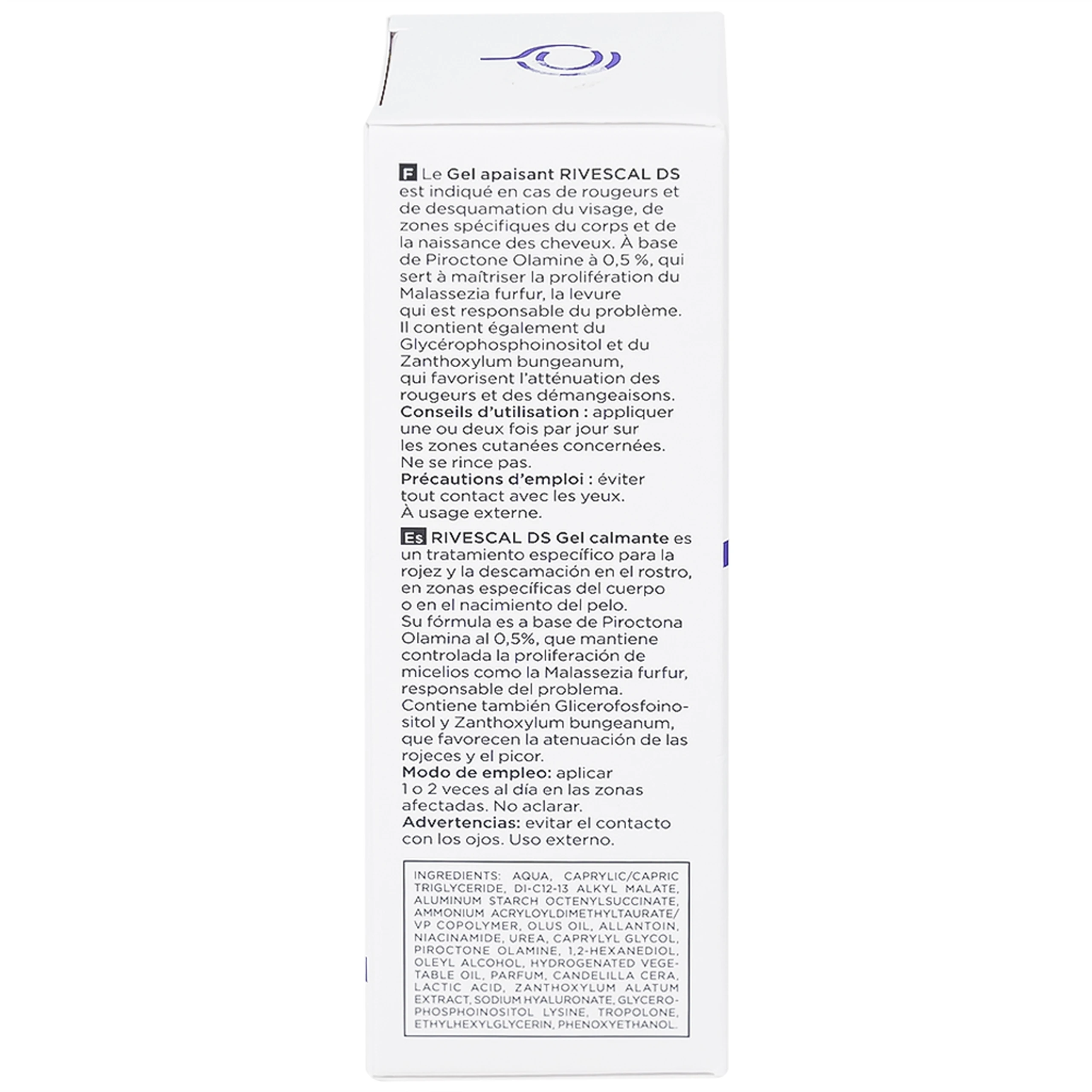 Gel bôi dịu da, ngăn ngừa tiết nhờn Canova Rivescal Ds Soothing Gel Siflarma 50ml