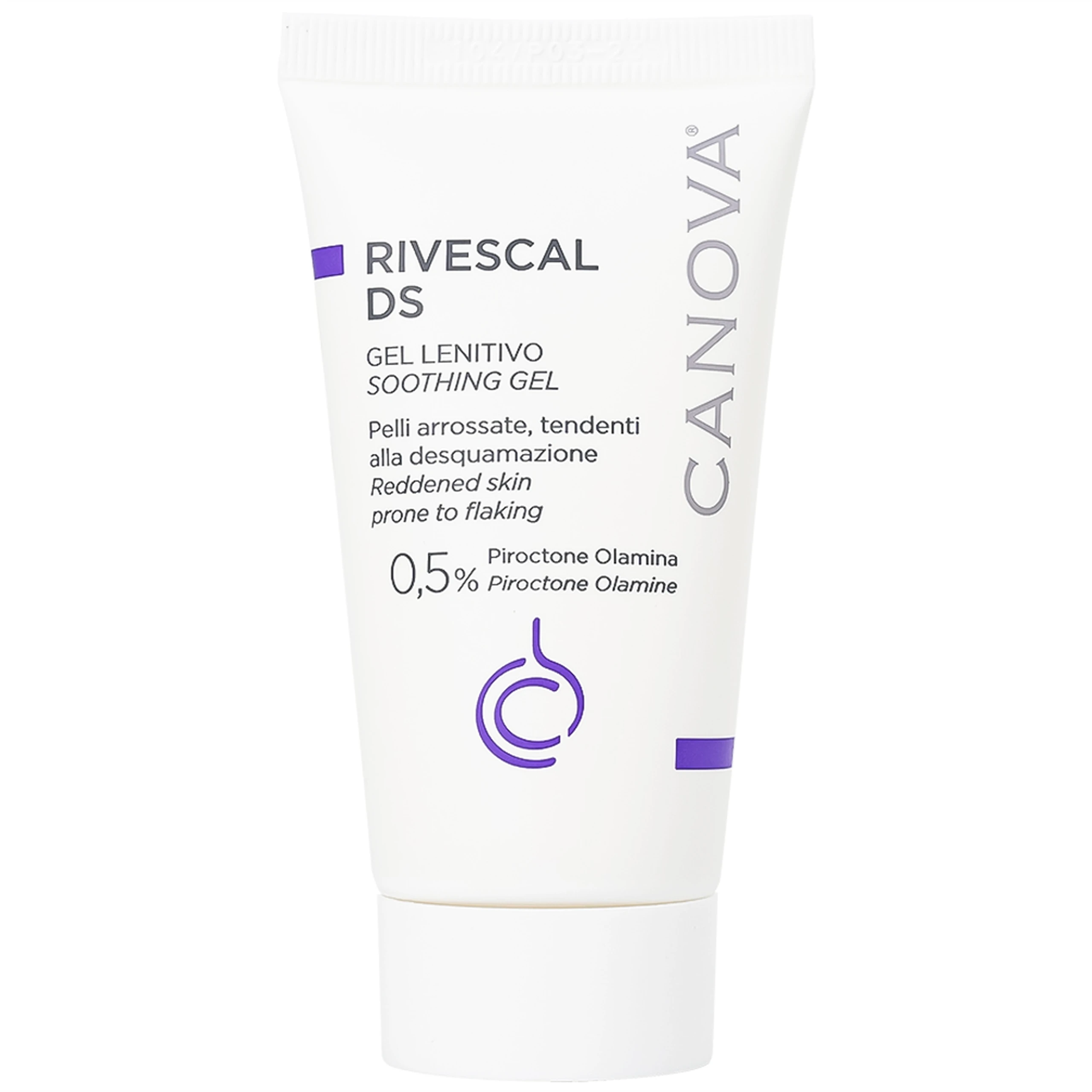 Gel bôi dịu da, ngăn ngừa tiết nhờn Canova Rivescal Ds Soothing Gel Siflarma 50ml