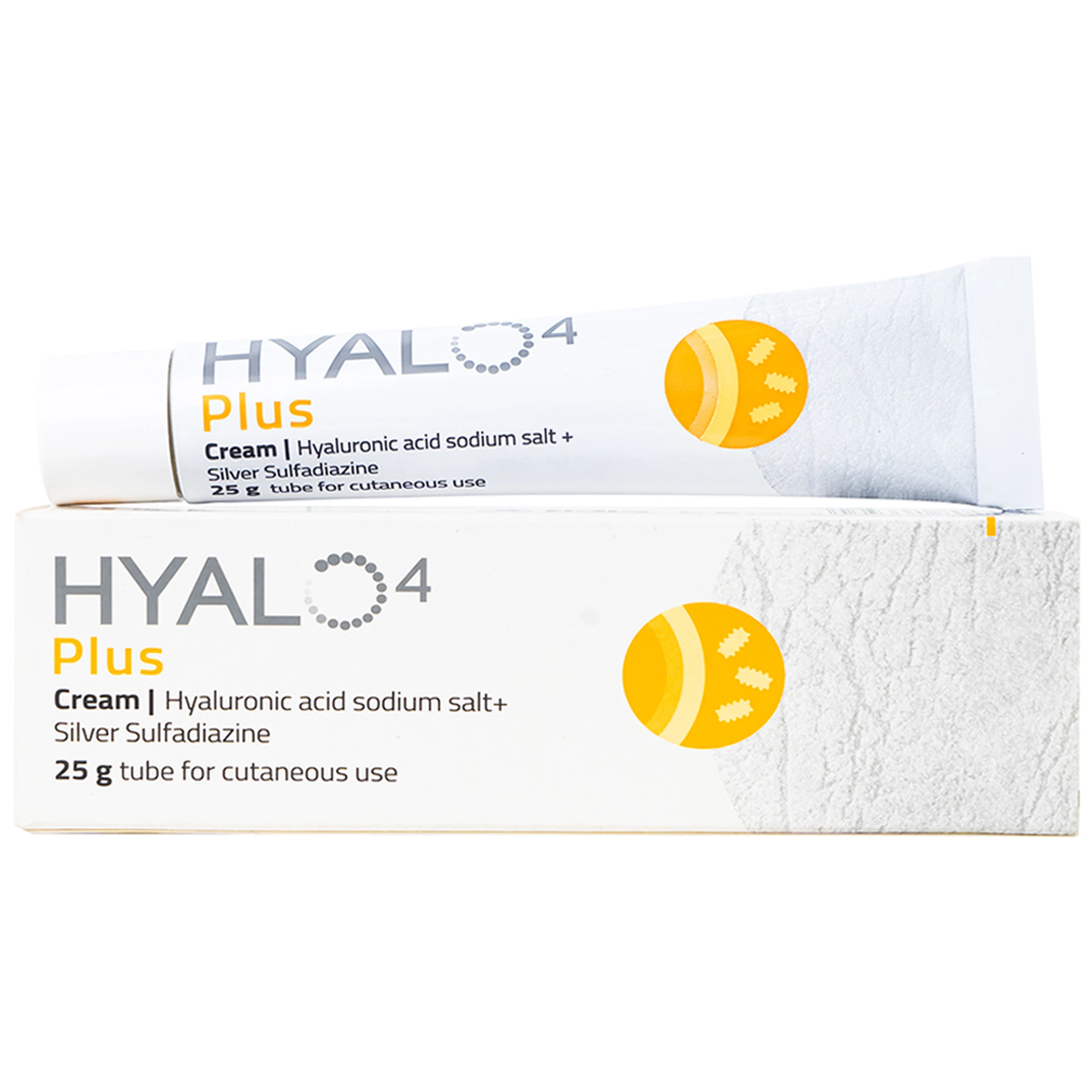 Kem bôi vết thương Hyalo4 Plus cream 25g hỗ trợ điều trị các vết thương hở cấp và mãn tính