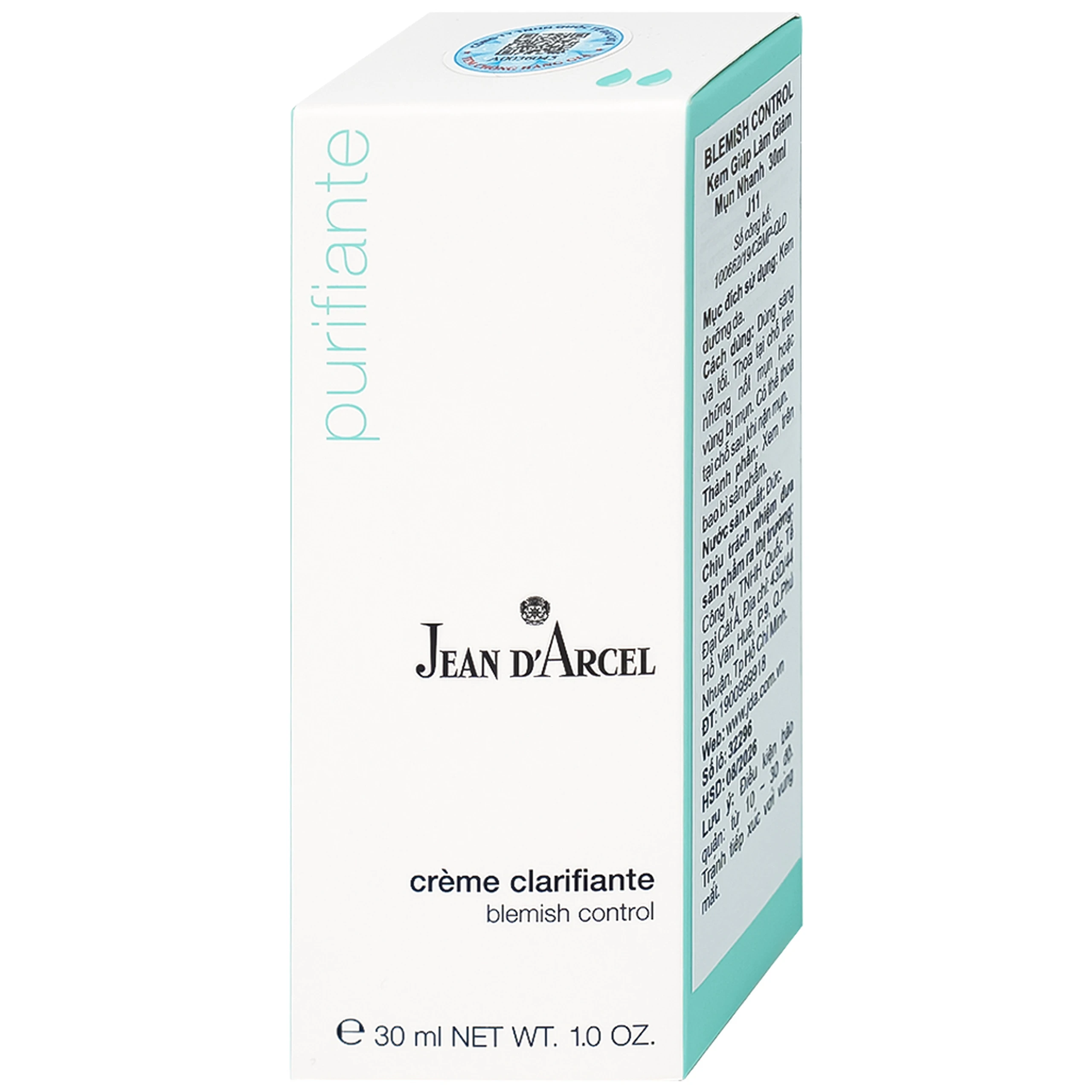 Kem bôi Blemish Control Jean d'Arcel làm giảm mụn (30ml)