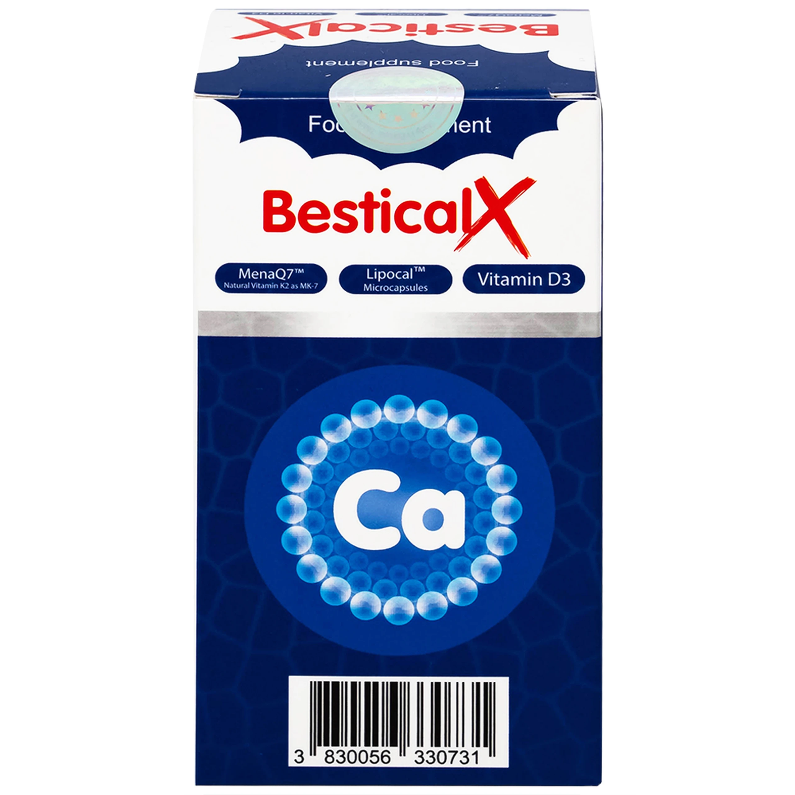 Viên uống BesticalX Ergopharm bổ sung canxi, vitamin D3 và vitamin K2, hỗ trợ xương, răng (30 viên) 5