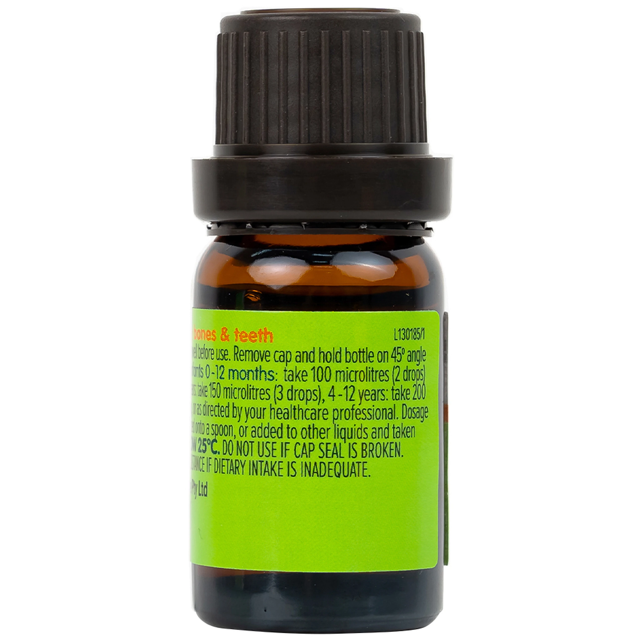 Siro giúp xương răng chắc khỏe, bổ sung vitamin D3 + K2 Brauer Baby & Kids D3 + K2 High Potency MK-7 Drops (10ml)