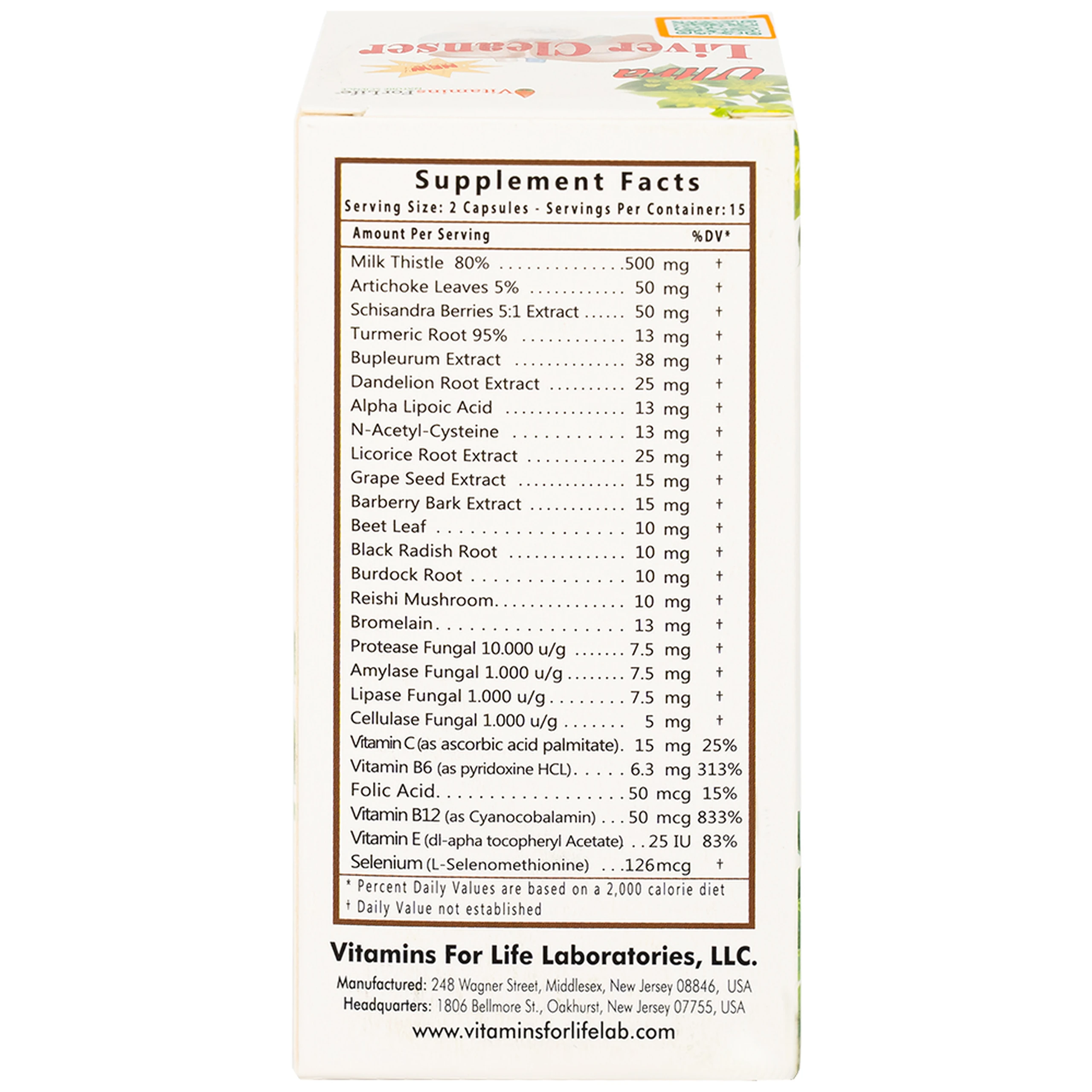 Viên uống hỗ trợ giải độc gan, giúp bảo vệ gan Ultra Liver Cleanser Vitamins For Life (30 viên)