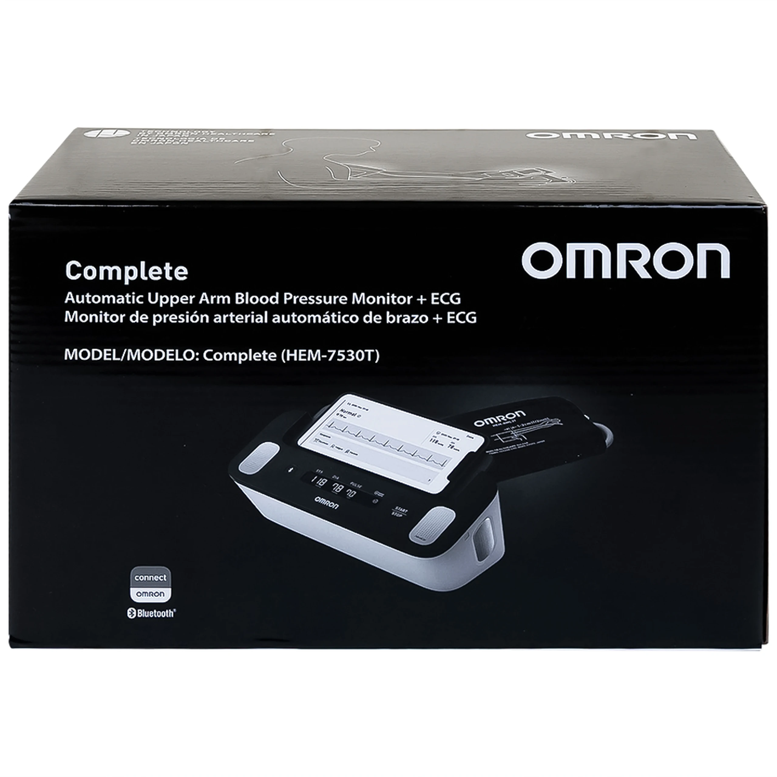 Máy đo huyết áp và Điện tâm đồ ECG Omron HEM 7530T giúp cảnh báo rối loạn nhịp tim, đột quỵ