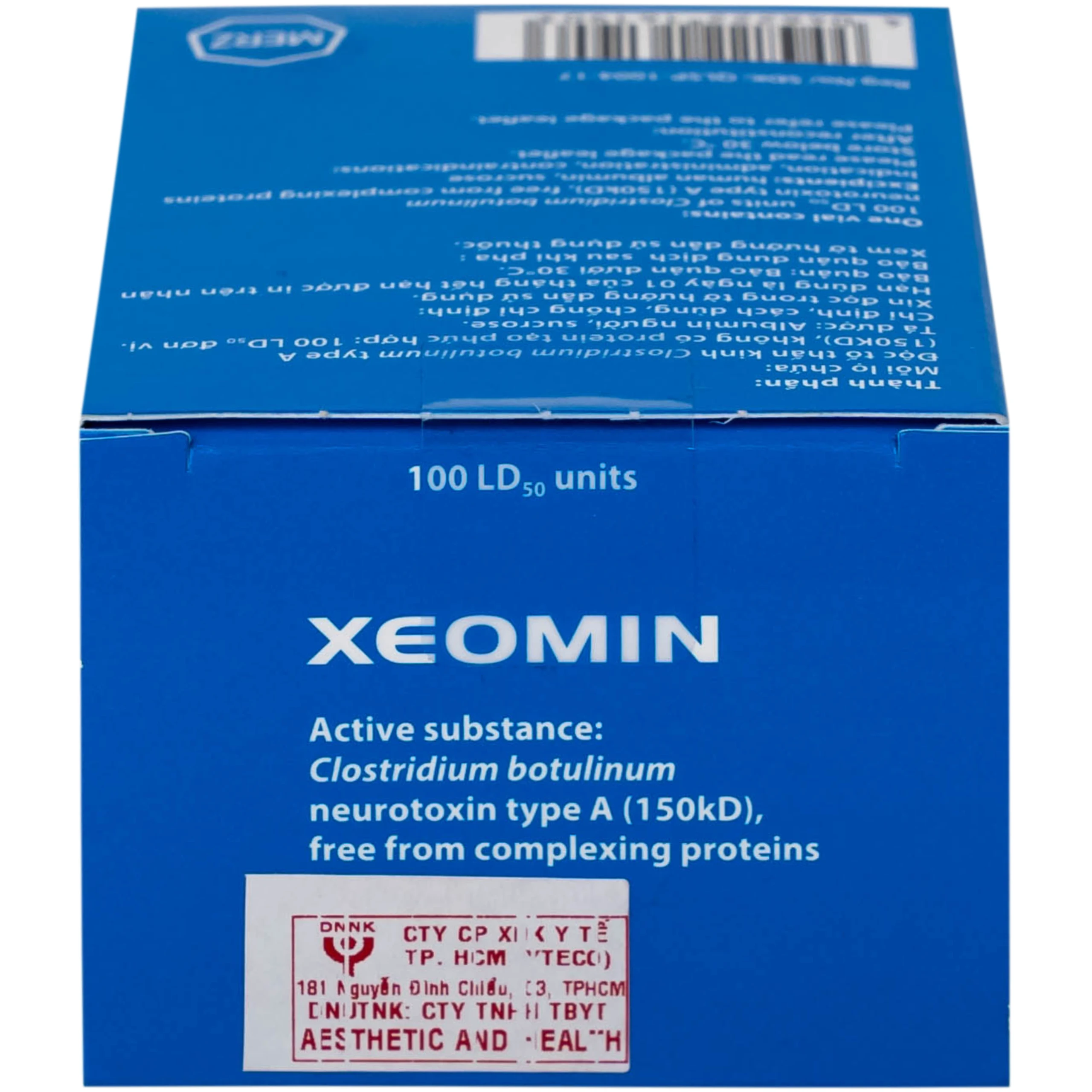 Thuốc Xeomin 100 Units Merz điều trị loạn trương lực cơ cổ, co thắt mi, co cứng sau đột quỵ chi trên