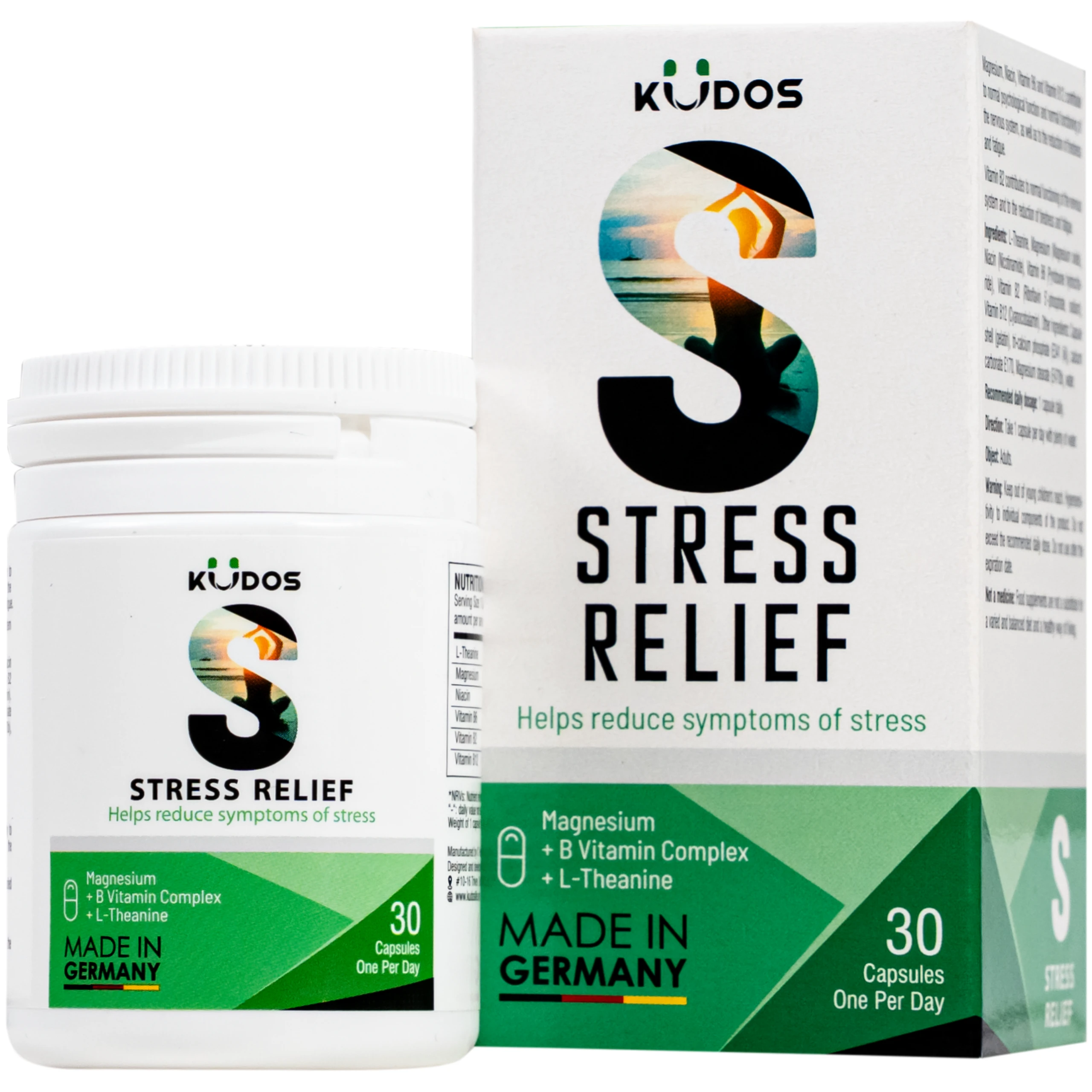 Viên uống hỗ trợ giảm căng thẳng Kudos stress relief (30 viên) 1