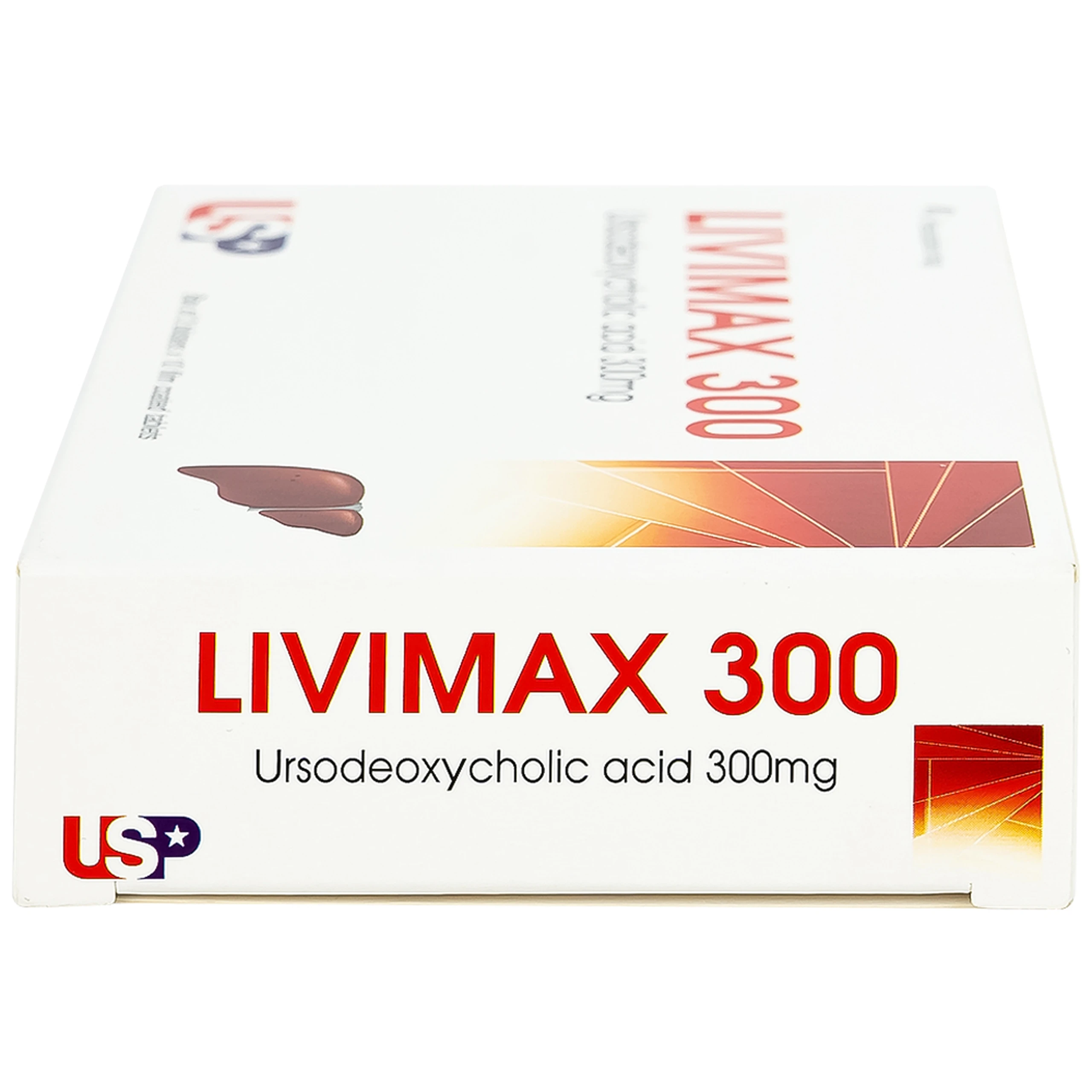 Thuốc Livimax 300 US Pharma điều trị xơ gan ứ mật nguyên phát (3 vỉ x 10 viên)