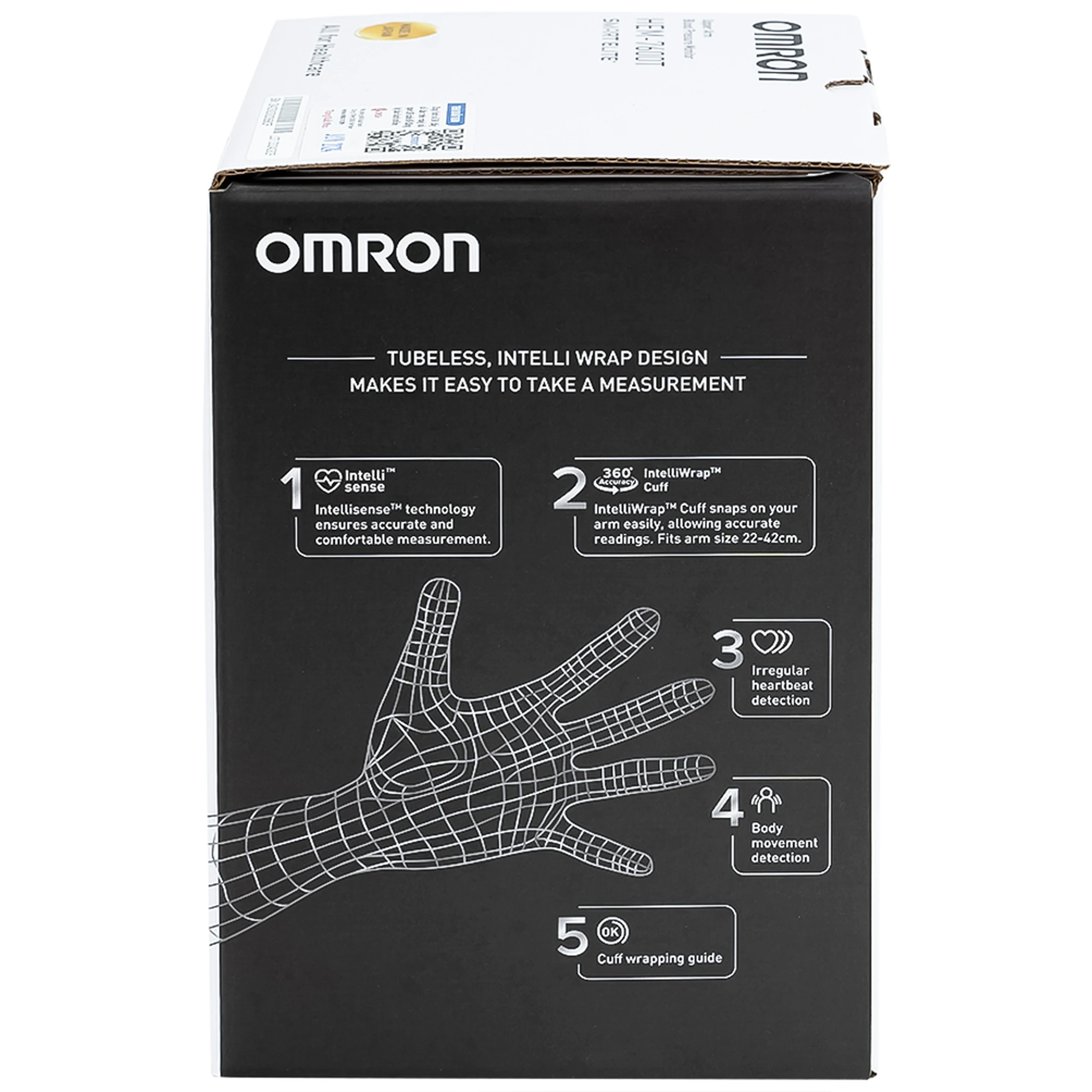 Máy đo huyết áp bắp tay không dây Omron HEM 7600T hỗ trợ đo huyết áp, nhịp tim