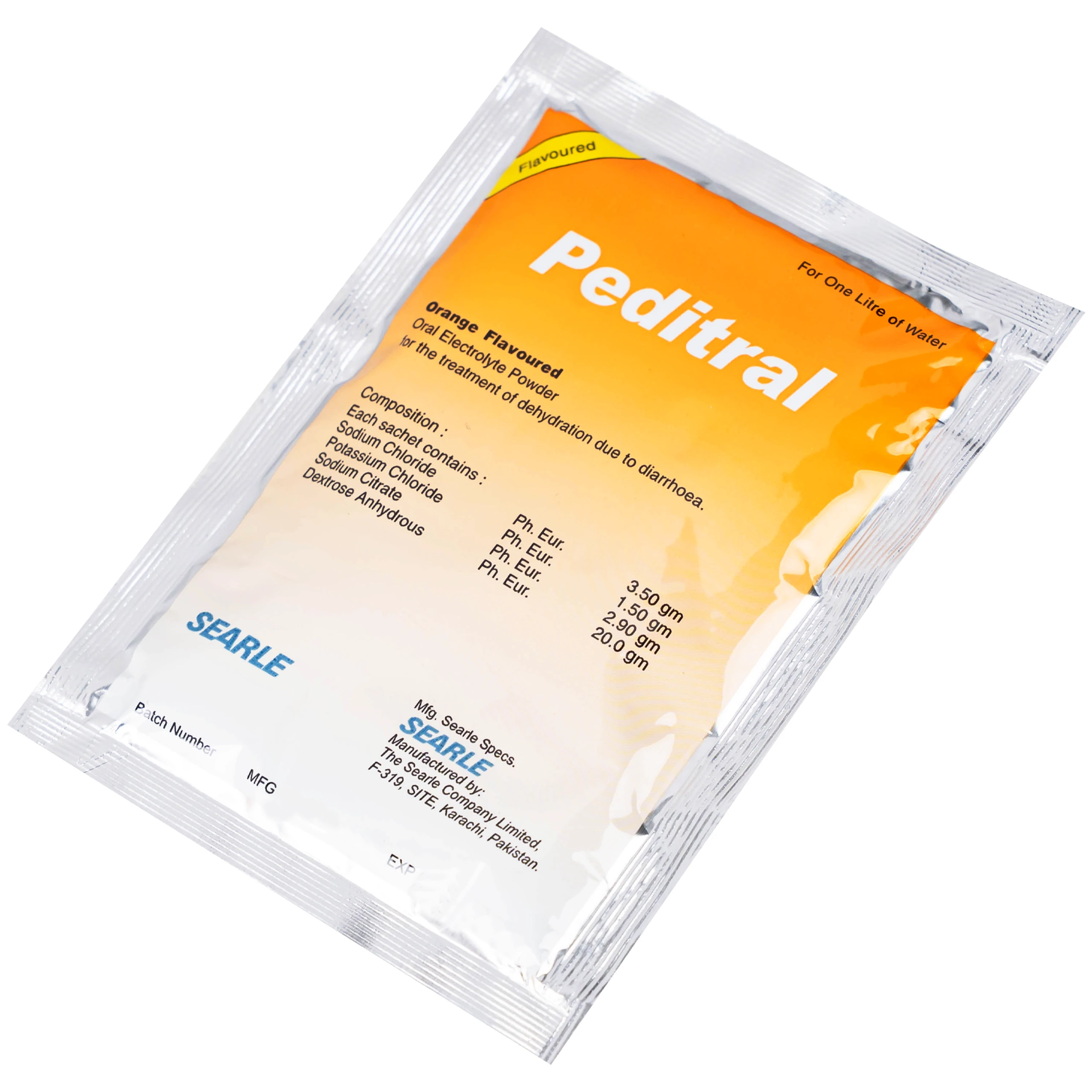 Thuốc Peditral (O.R.S.) Searle điều trị chứng mất nước, chất điện giải (20 gói)