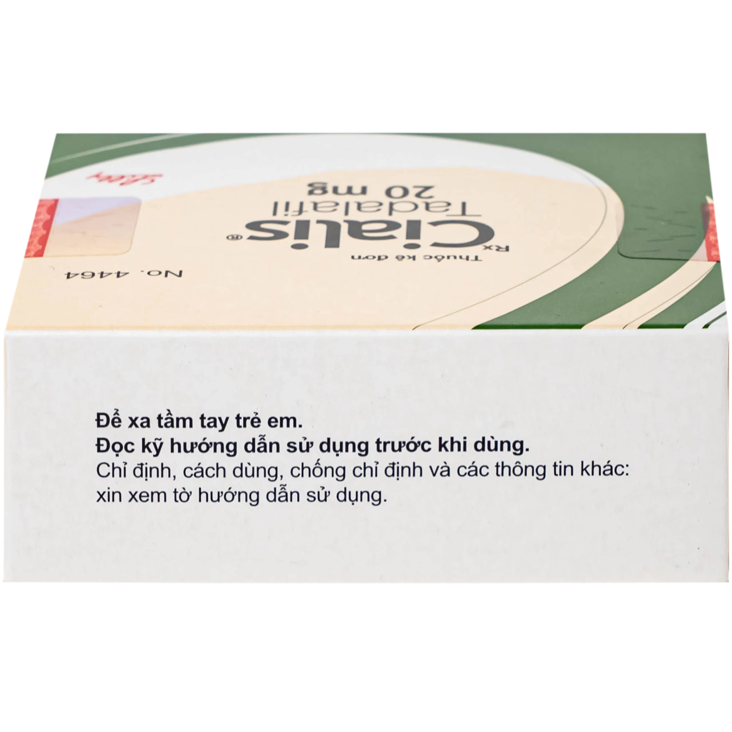 Thuốc Cialis Lilly điều trị rối loạn cương dương (1 vỉ x 2 viên)