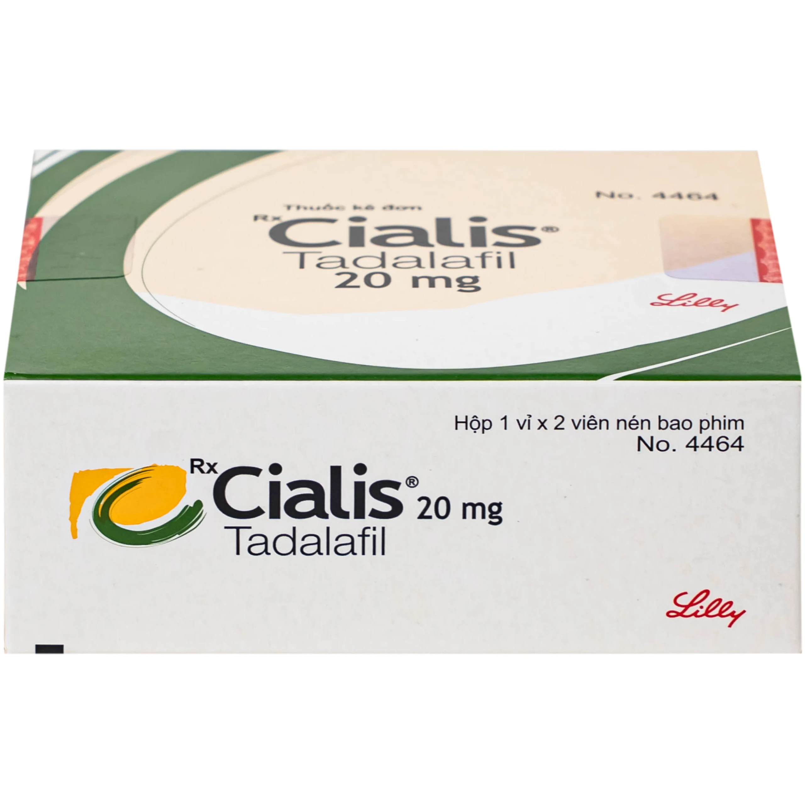 Thuốc Cialis Lilly điều trị rối loạn cương dương (1 vỉ x 2 viên)