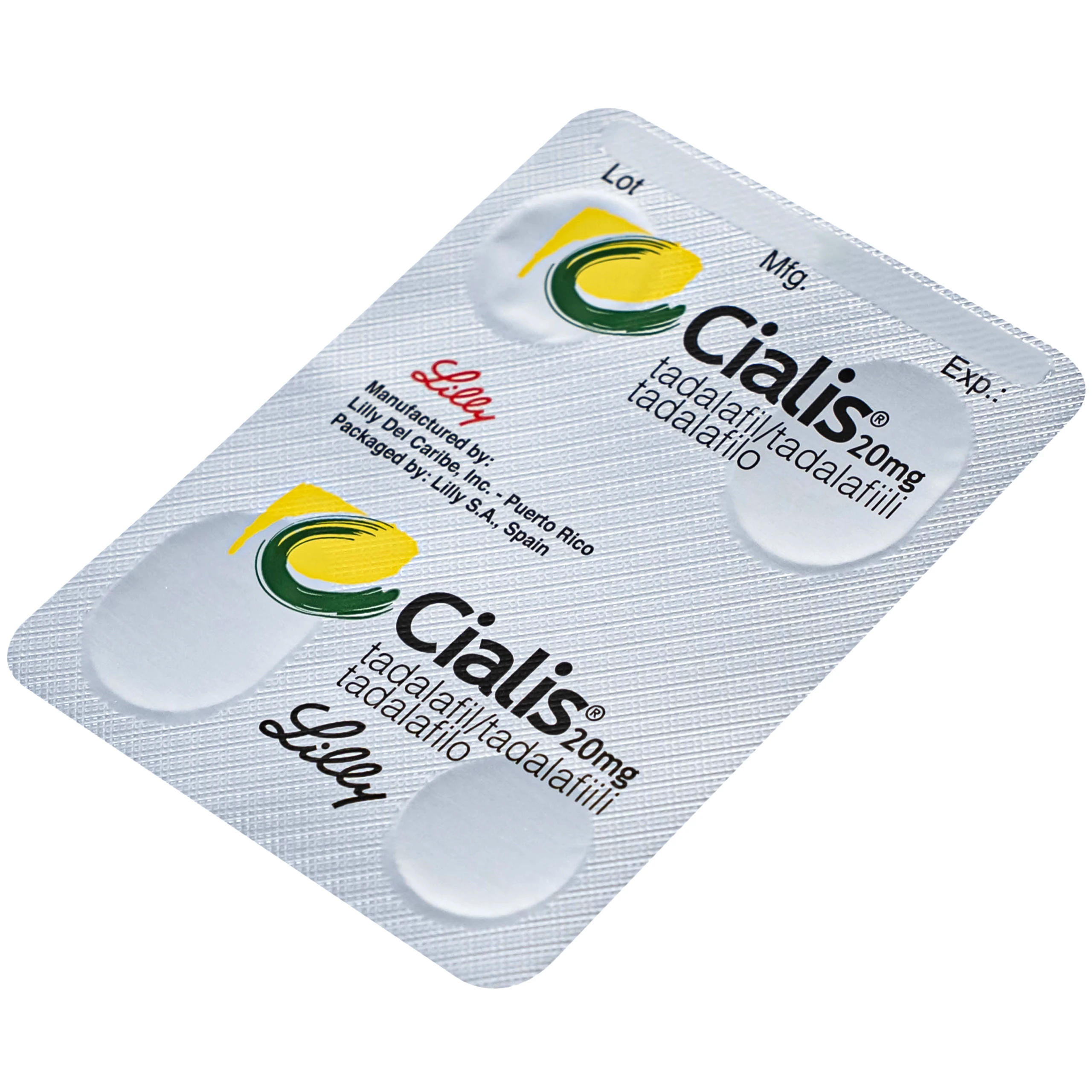Thuốc Cialis Lilly điều trị rối loạn cương dương (1 vỉ x 2 viên)