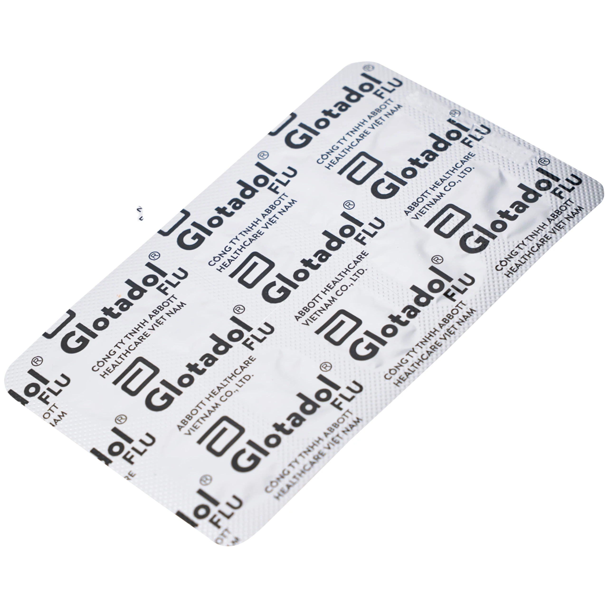 Thuốc Glotadol Flu Glomed hỗ trợ hạ sốt và long đàm (10 vỉ x 10 viên)