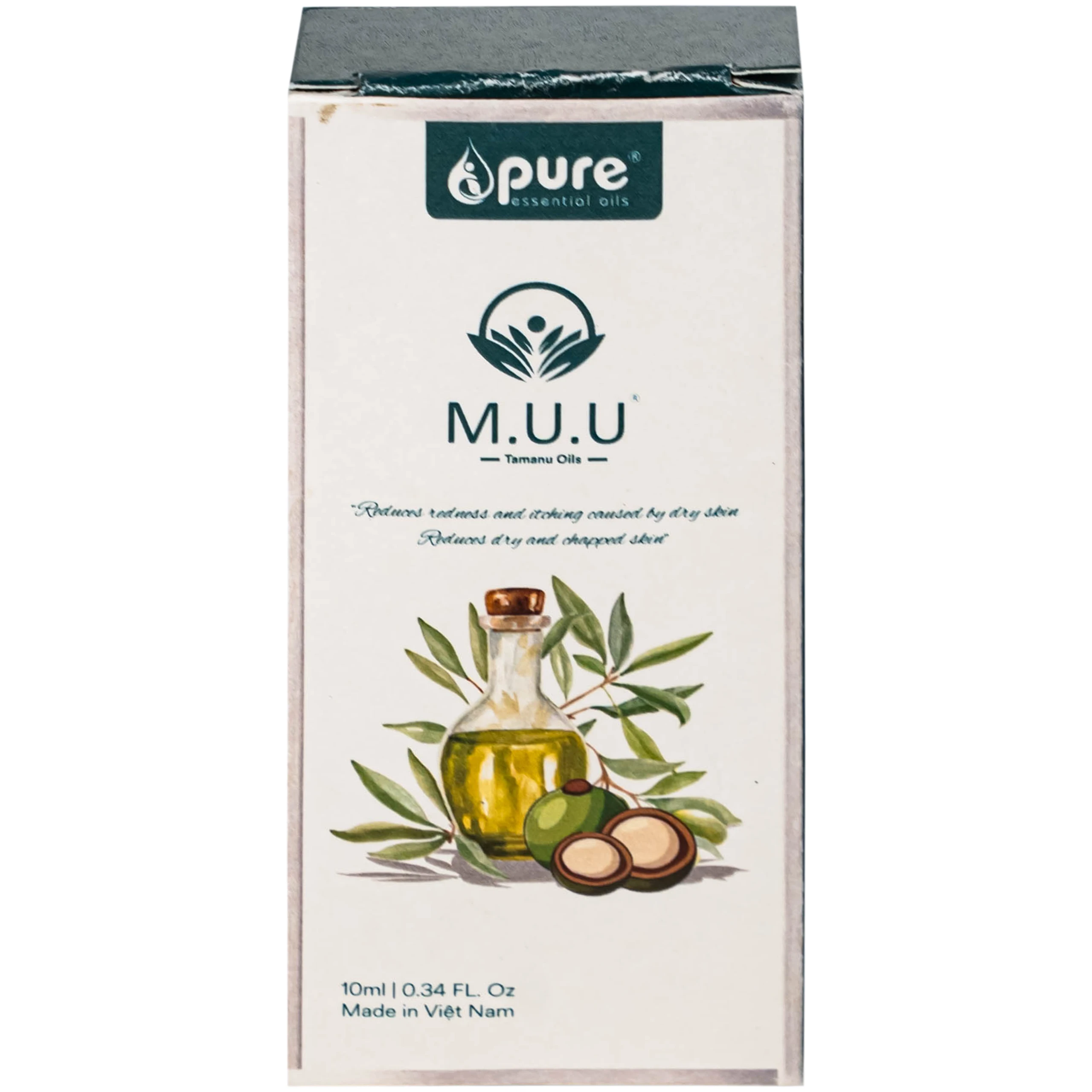Dầu Mù U M.U.U làm mềm mượt và giảm khô da, cải thiện độ đàn hồi da (10ml)