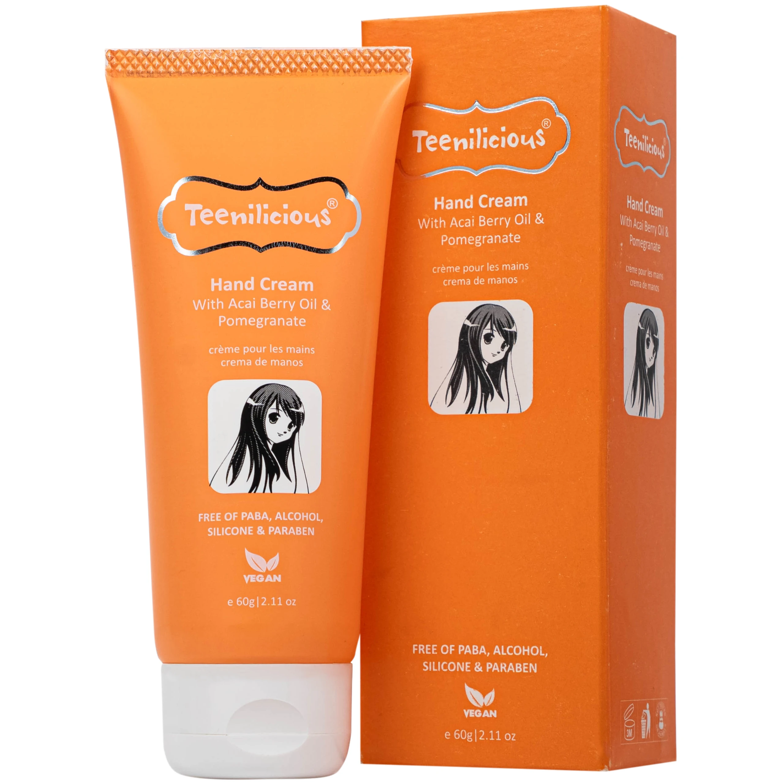 Kem dưỡng da tay hương lựu và acai Teenilicious hộp 60g