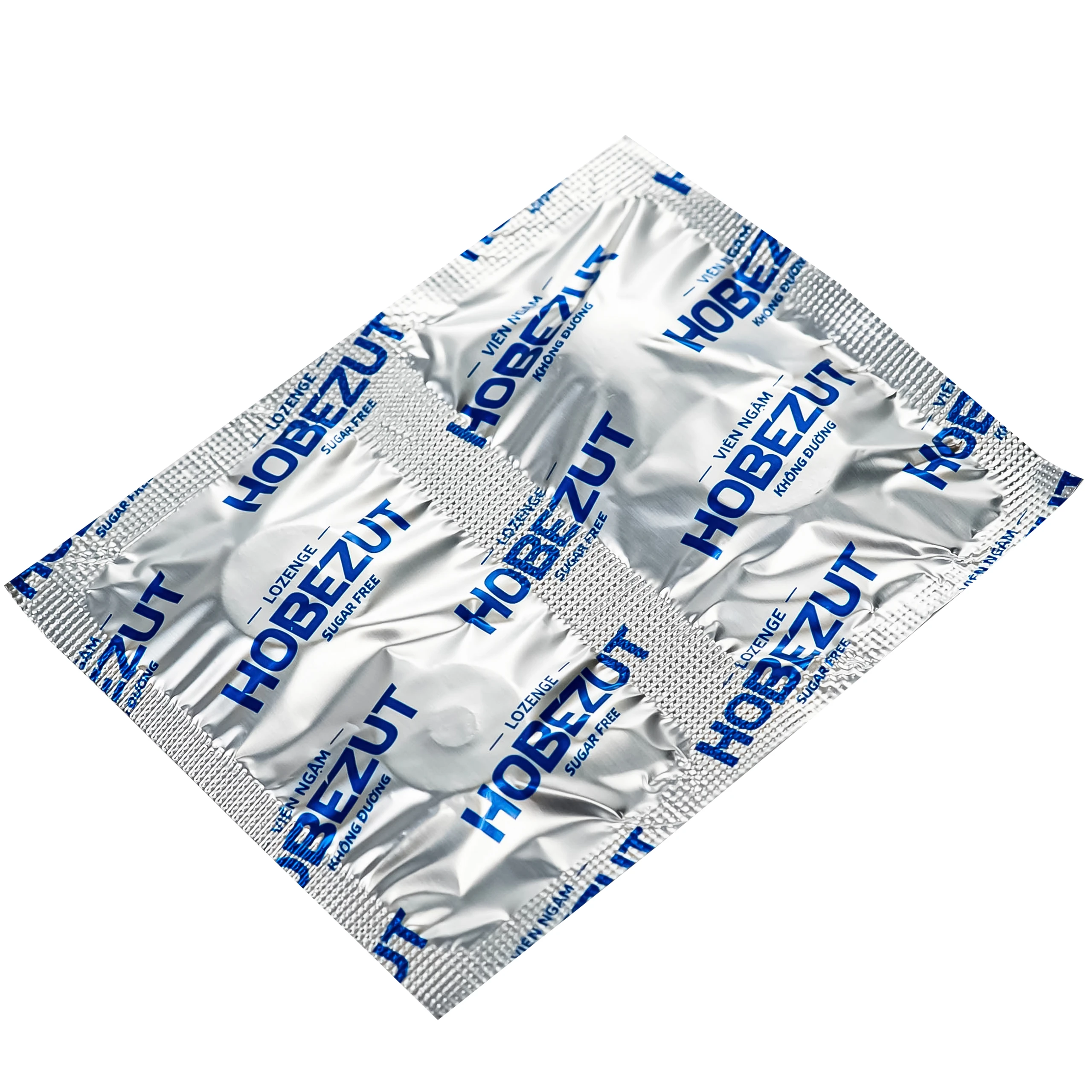 Viên ngậm Hobezut Vinacare không đường, giảm triệu chứng ho cảm (5 vỉ x 4 viên)