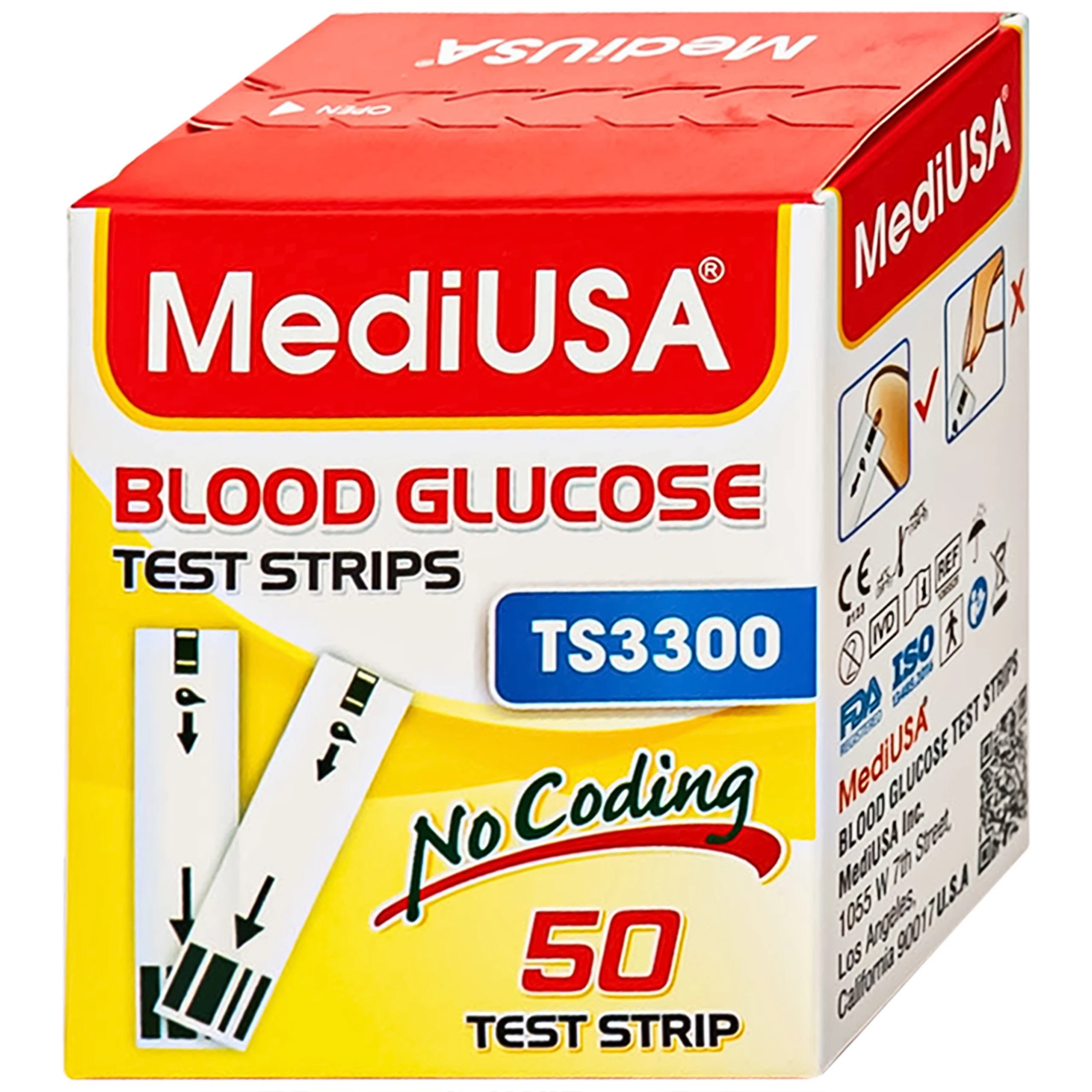 Máy đo đường huyết MediUsa GM3300 hỗ trợ theo dõi, kiểm soát lượng đường trong máu