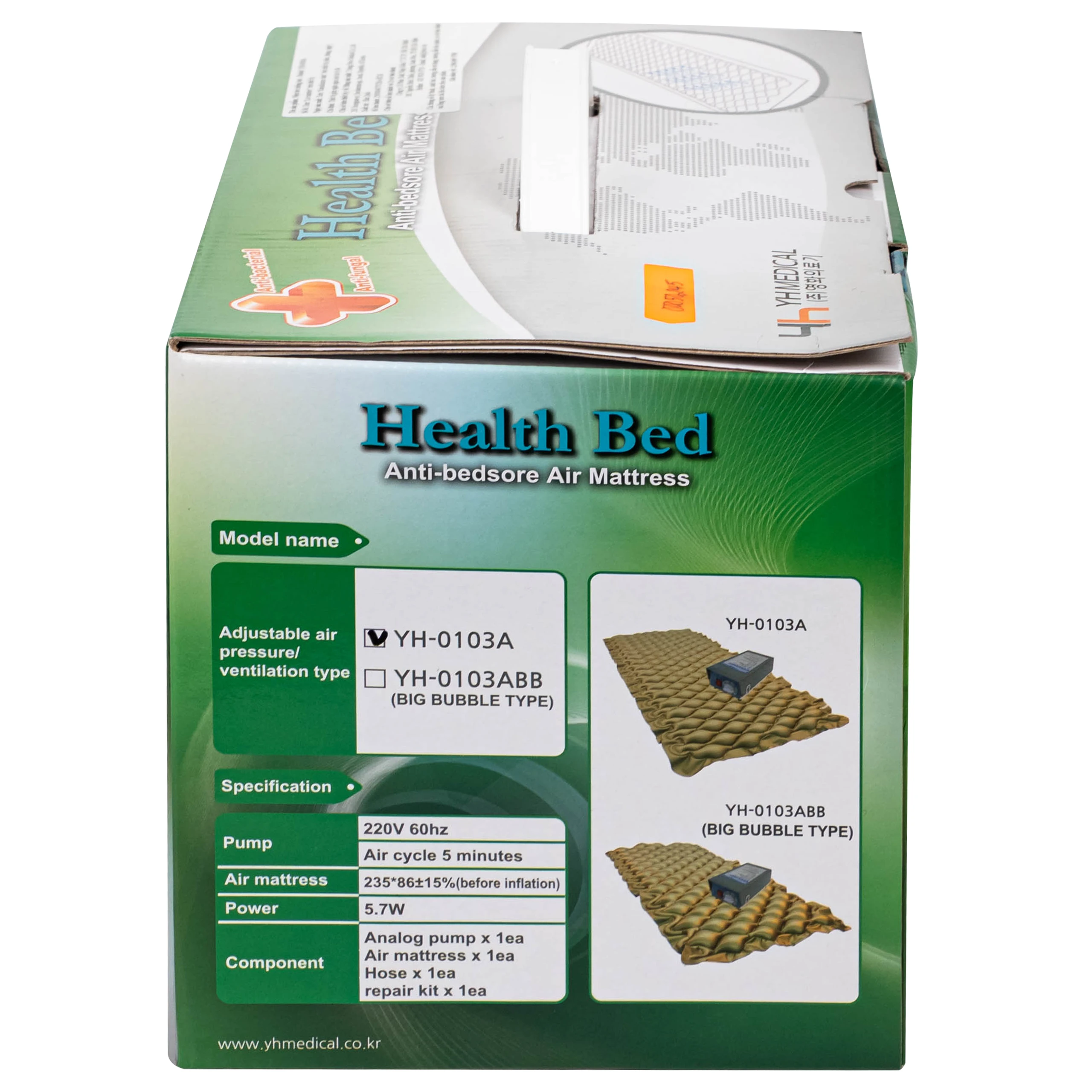 Nệm chống loét  YH Medical Model 0103A (Hàn Quốc) giúp ngăn ngừa và hỗ trợ điều trị loét do tì đè