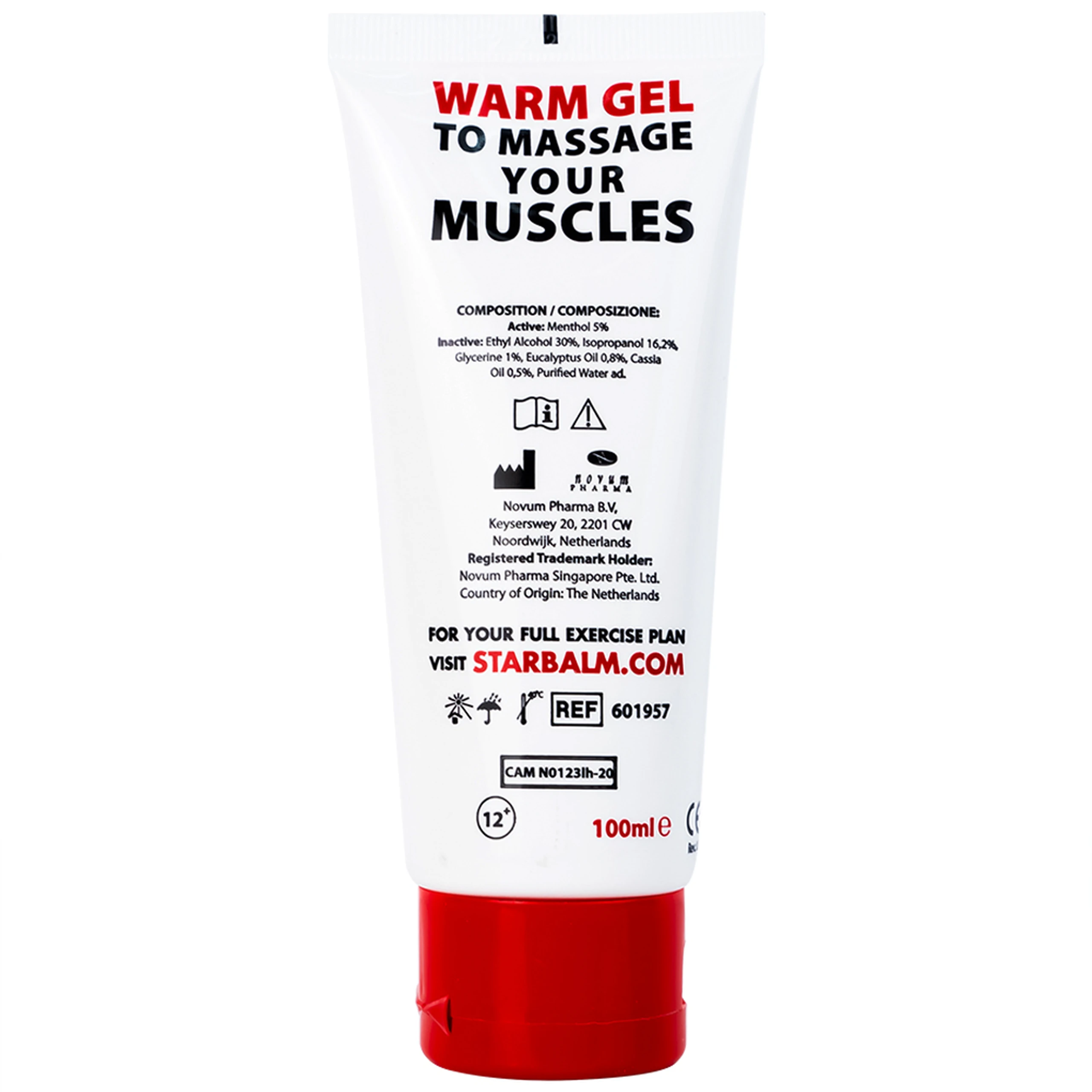 Gel nóng giảm đau Starbalm Warm Gel 100ml giúp làm nóng cơ, khớp trước và sau khi vận động