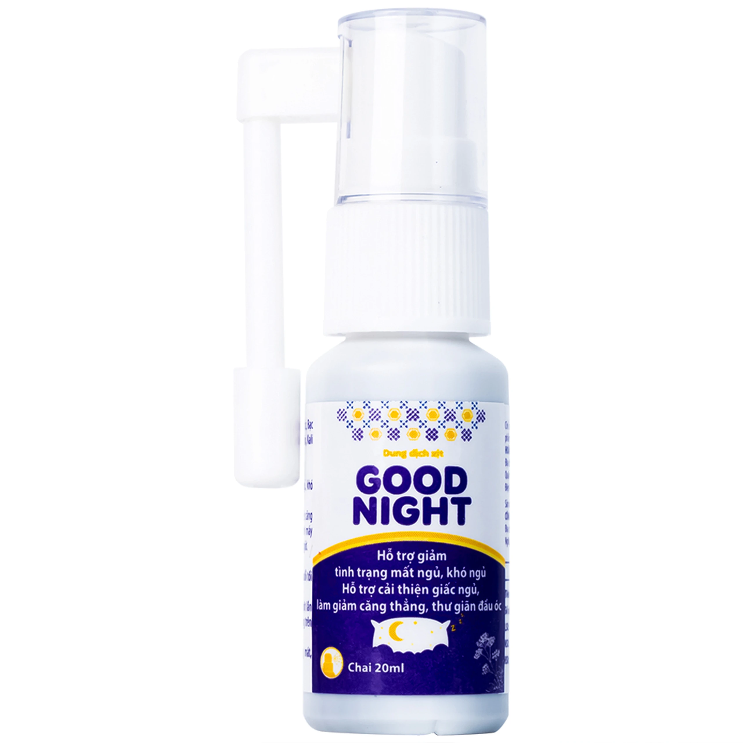 Xịt thảo dược Good Night 20ml giúp ngủ ngon, giảm căng thẳng