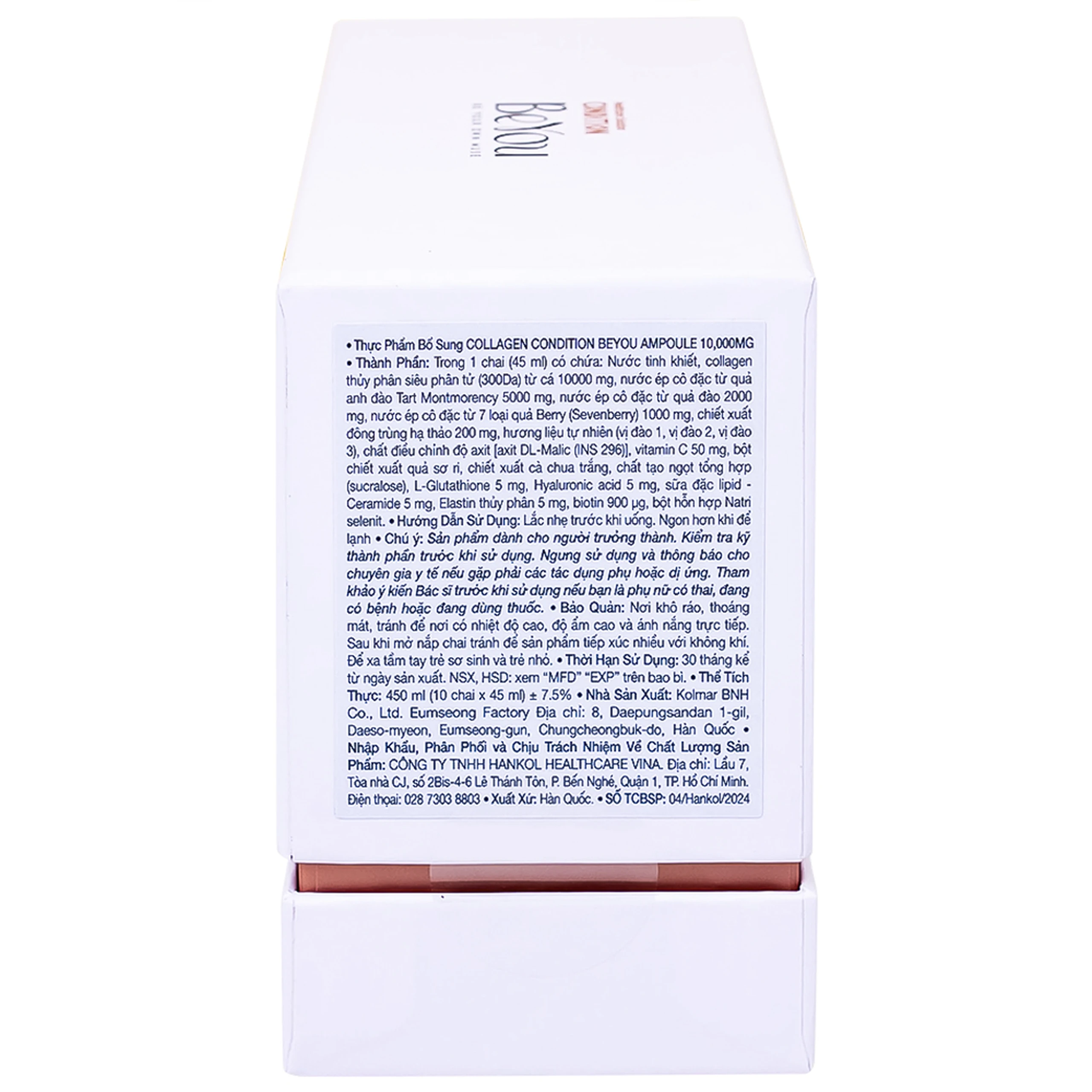 Thực phẩm bổ sung Collagen Condition Beyou Ampoule 10,000mg (10 chai)