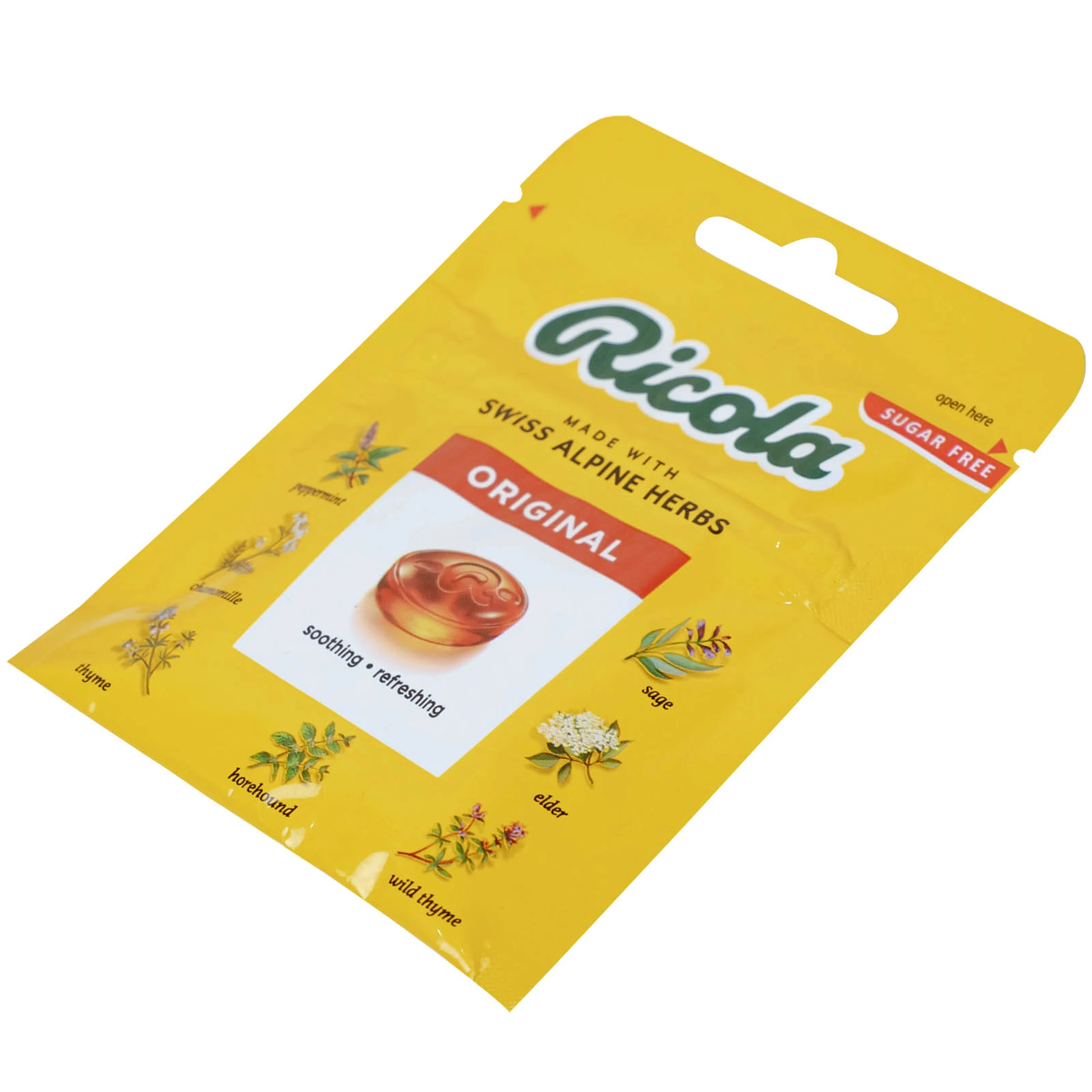 Kẹo Ngậm Ho Không Đường Thảo Mộc Ricola Original Herb (17.5g)