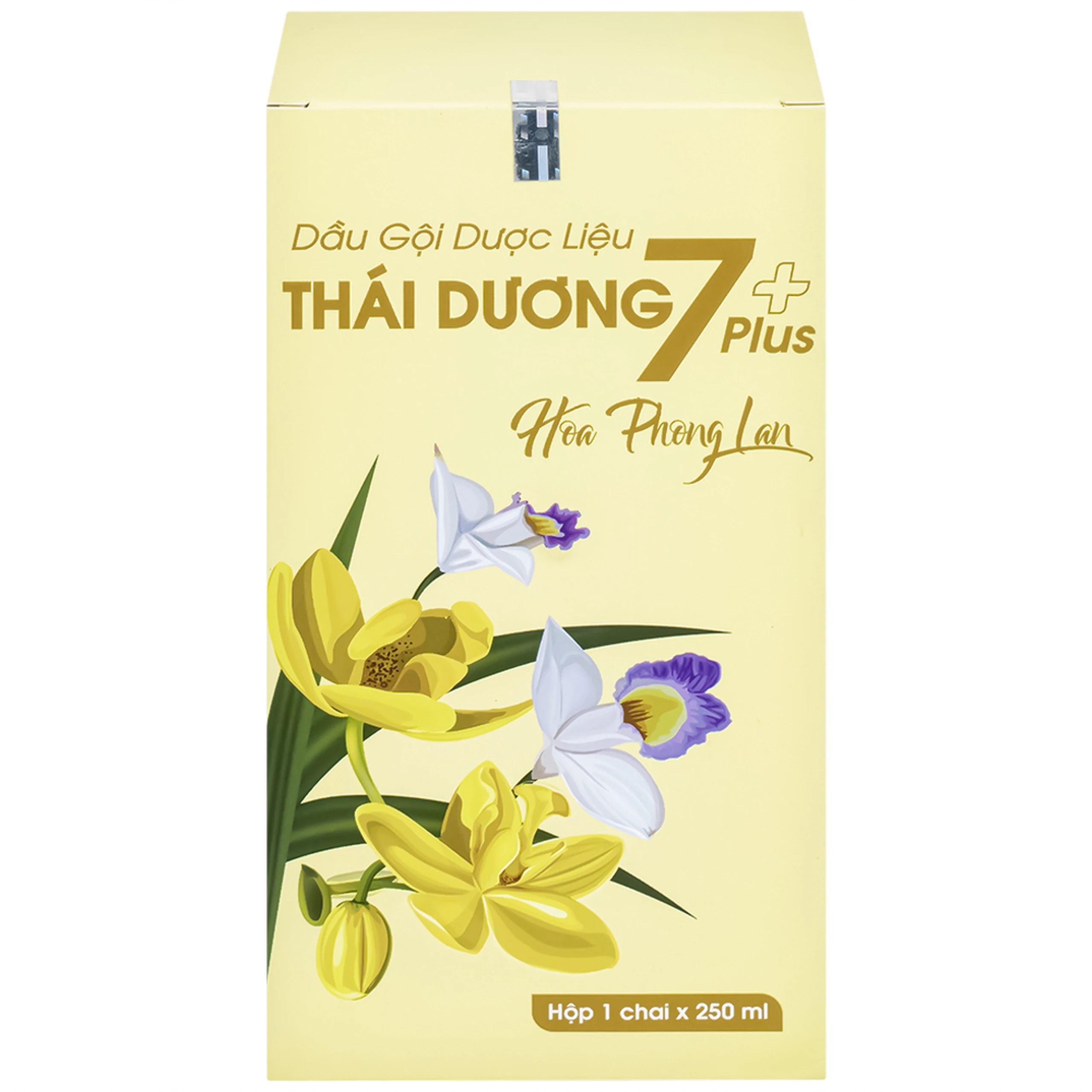 Dầu gội dược liệu Thái Dương 7 Plus Gold ngừa rụng tóc, giảm ngứa 250ml